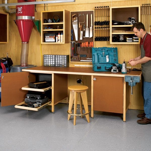 Woodworking Project Paper Plan to Build Tough-Stuff Workbench