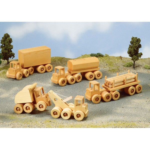 Woodworking Project Paper Plan to Build Wrecker, Dump Truck, & Heavy Haulers