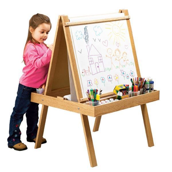 Woodworking Project Paper Plan to Build Young Artist's Easel