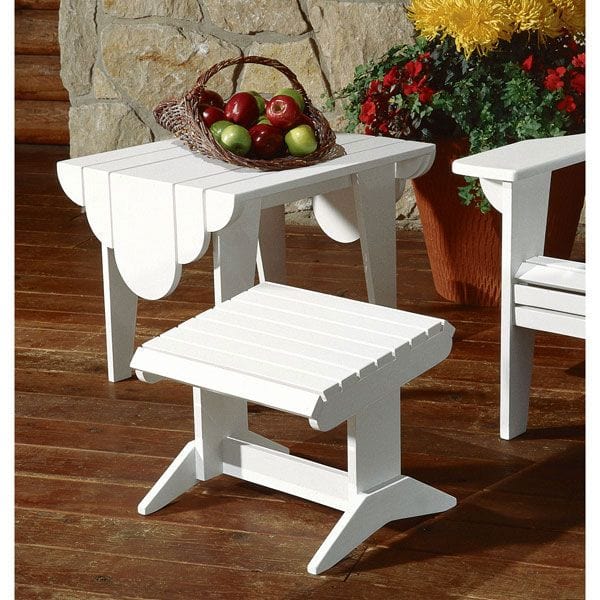 Adirondack Footstool and Side Table Plan