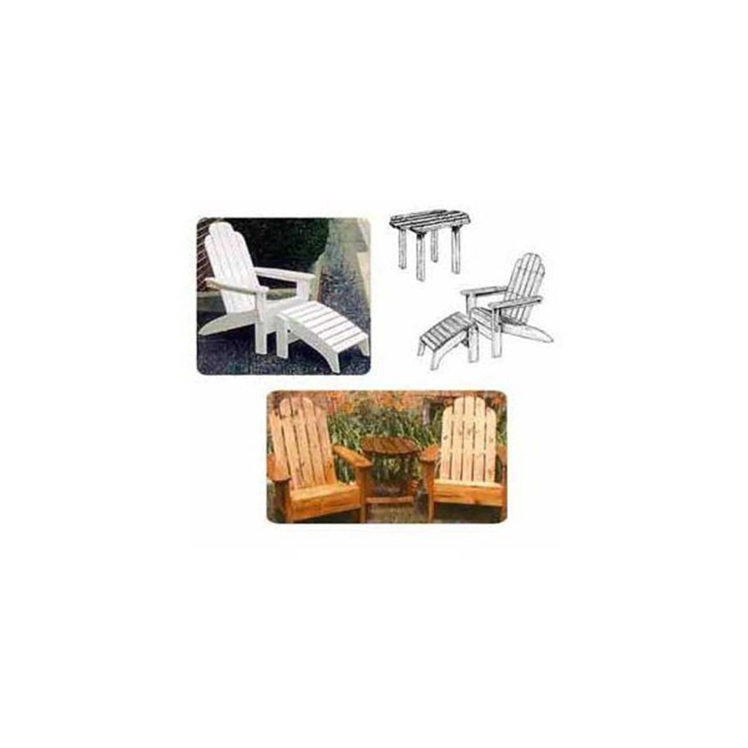 Adirondack Grouping Woodworking Plan
