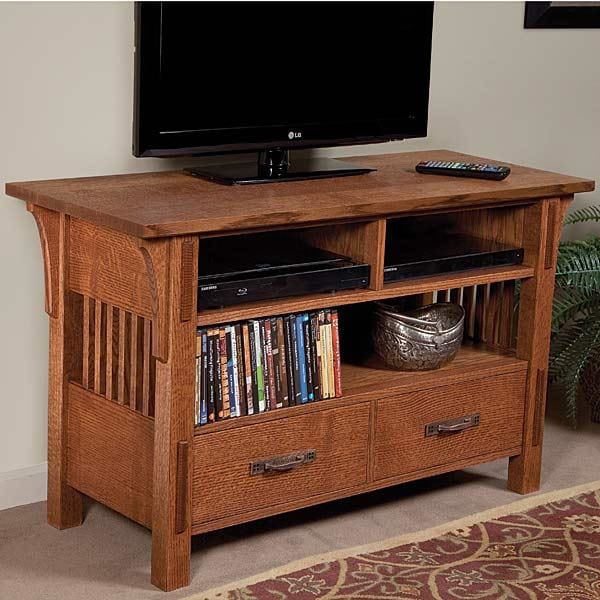 Arts & Crafts TV Stand Downloadable Plan
