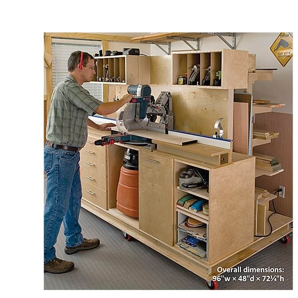 Crosscut Station / Lumber Rack - Downloadable Plan