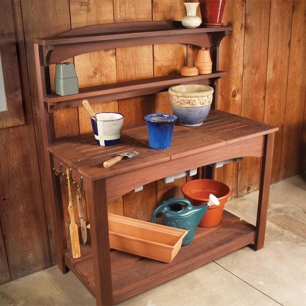 Full Service Potting Bench - Downloadable Plan