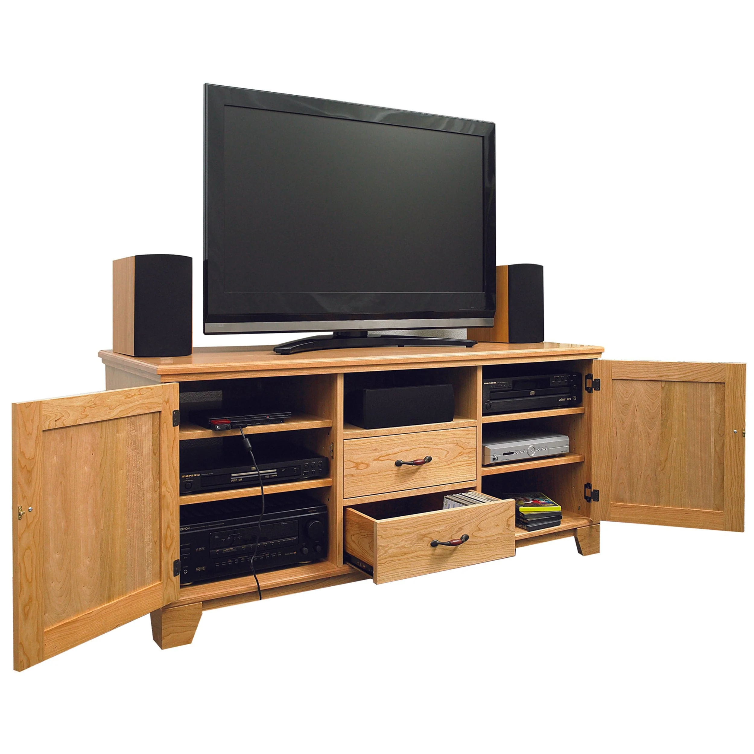 Woodworking Project Paper Plan to Build Flat Panel TV Entertainment Center