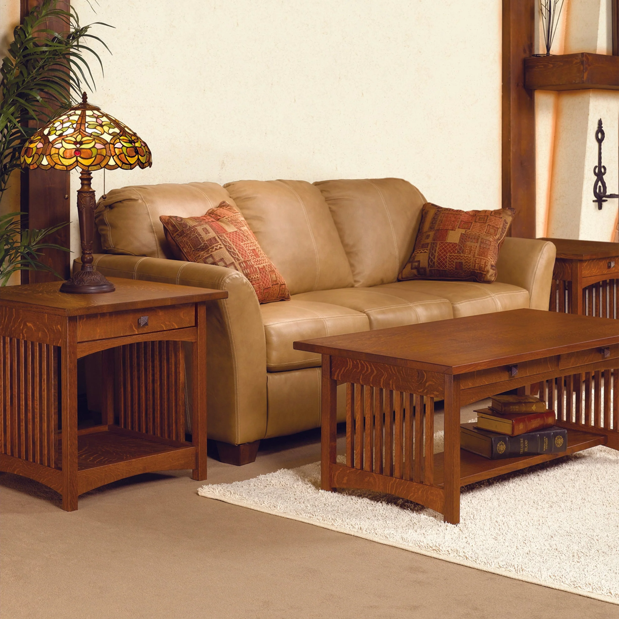 Woodworking Project Paper Plan to Build Mission Coffee and End Table
