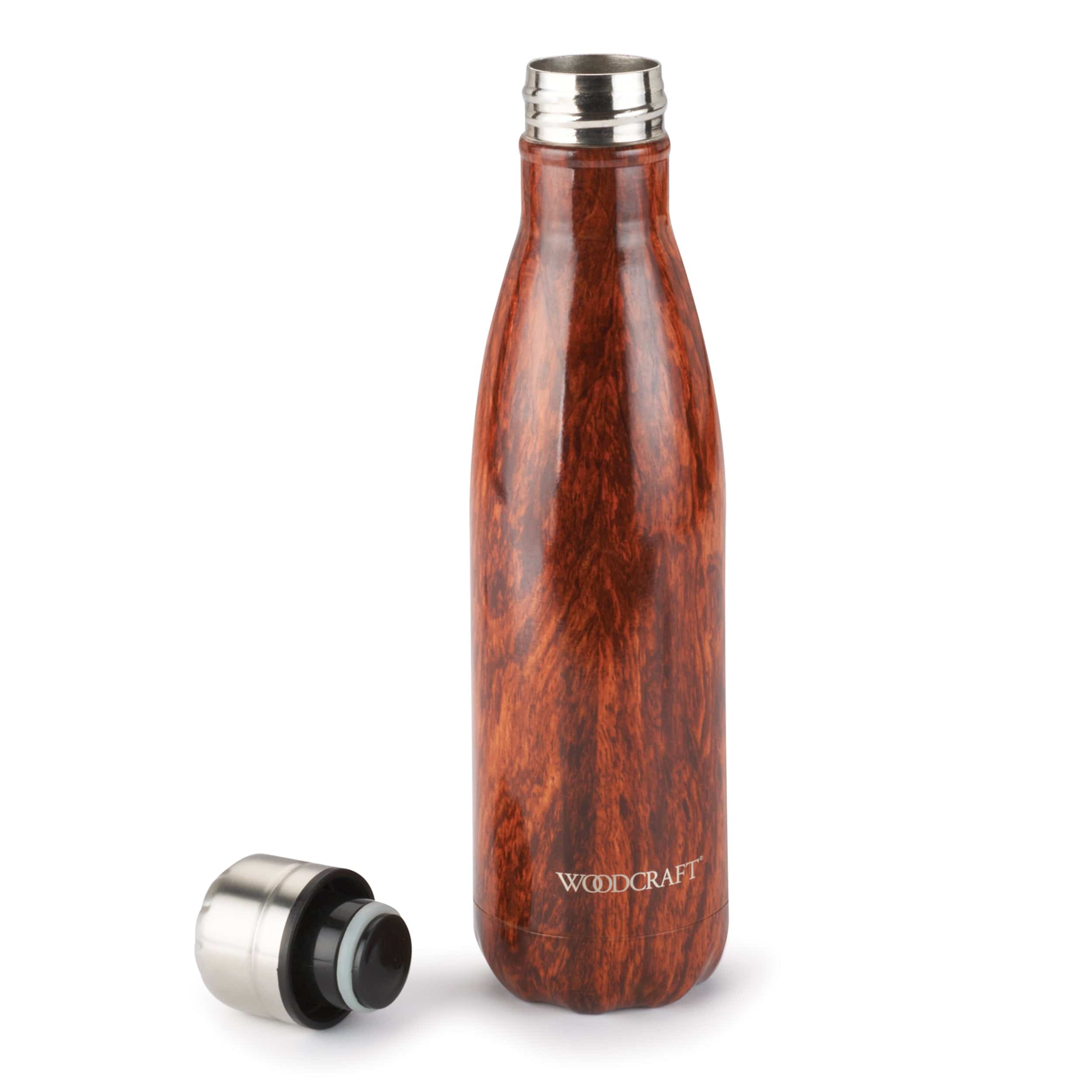 Woodgrain Water Bottle - 17 Oz - Image 2