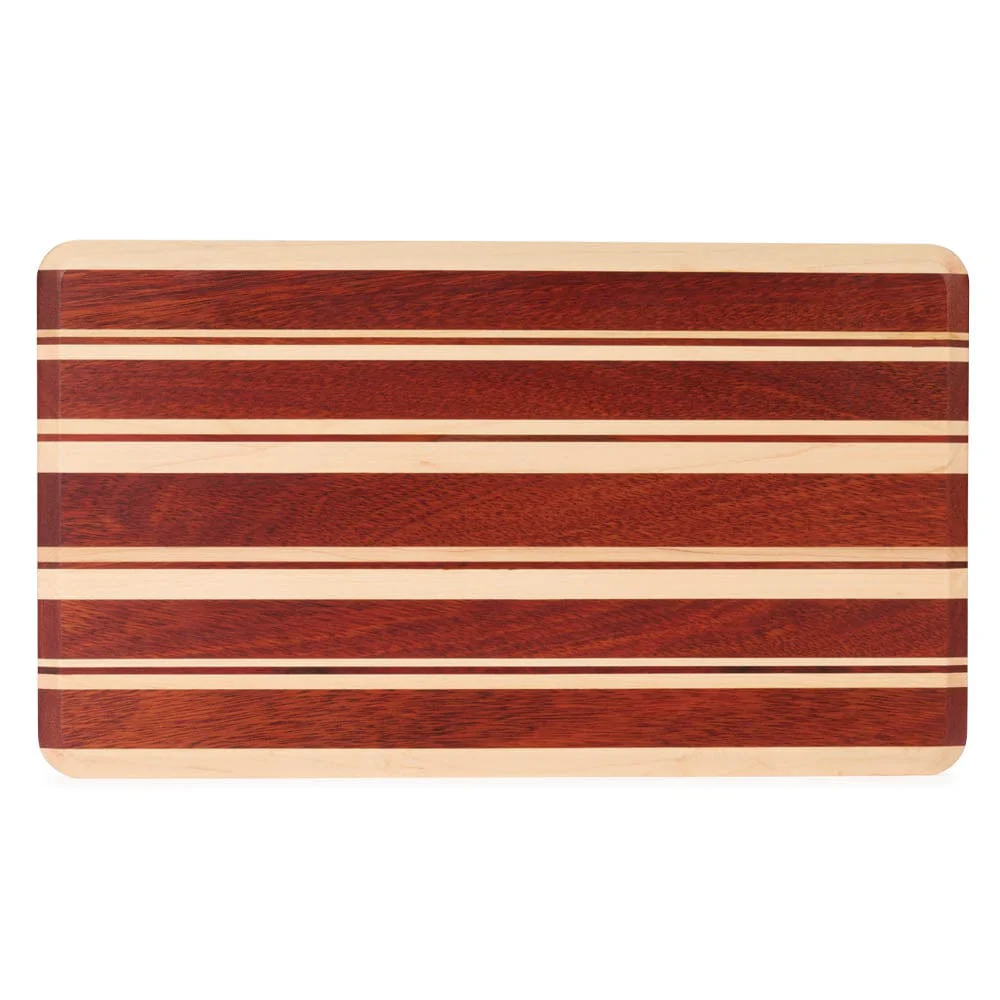 Candy Cane Cutting Board Kit - 3/4" x 9" x 16" - Bloodwood & Maple - Image 2