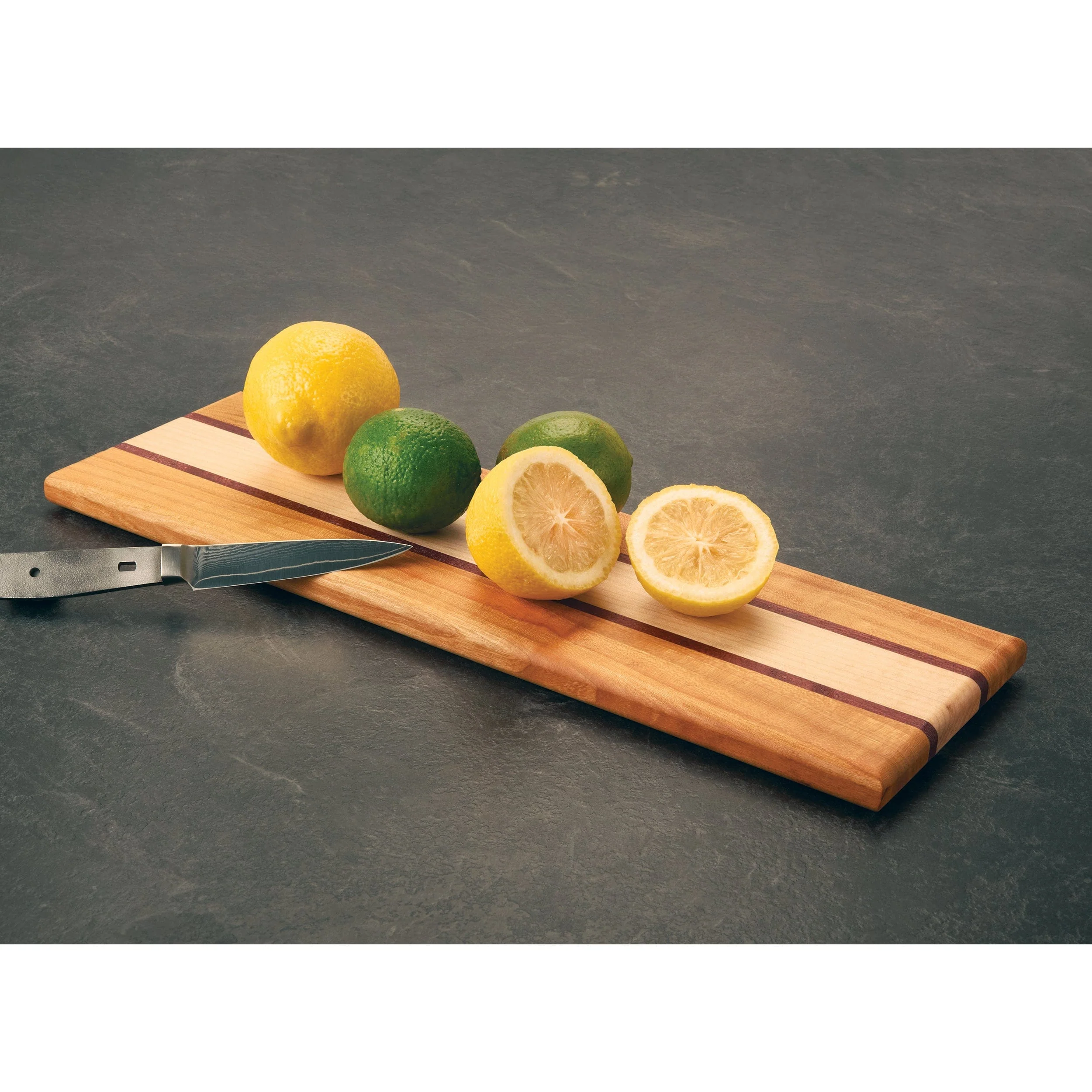 Cutting Board Kit - 3/4" x 5" x 16" - Cherry, Maple and Purpleheart - Image 3