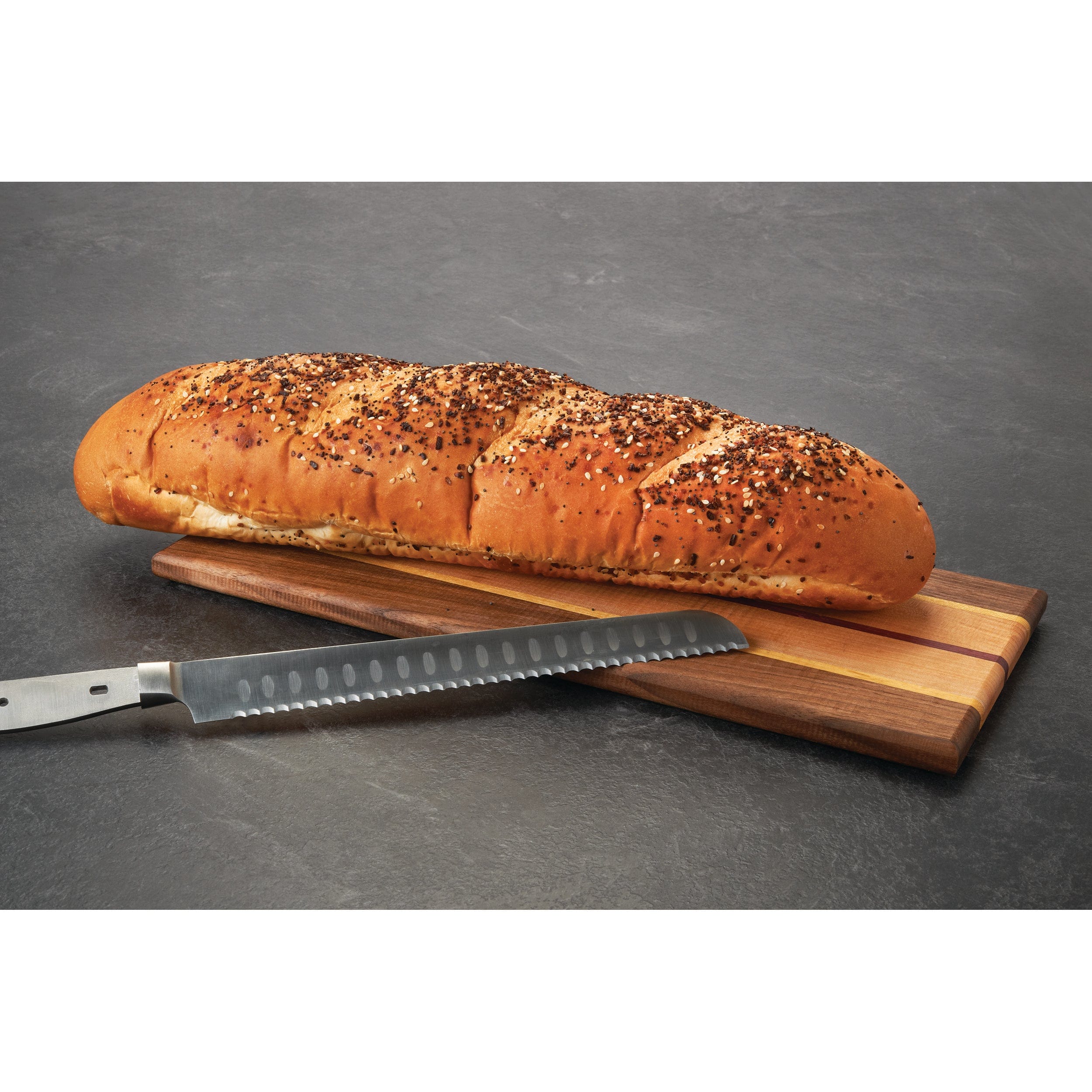Cutting Board Kit - 3/4" x 7" x 16" - Walnut, Cherry, Yellowheart & Purpleheart - Image 3