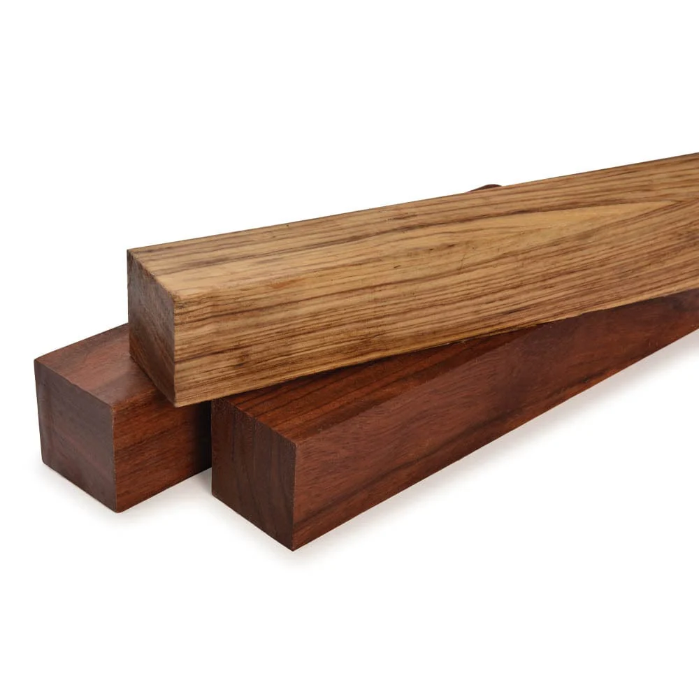 Ebiara, Beli, and Mesquite Turning Stock Assortment - 2" x 2" x 12" - 3 Piece - Image 2