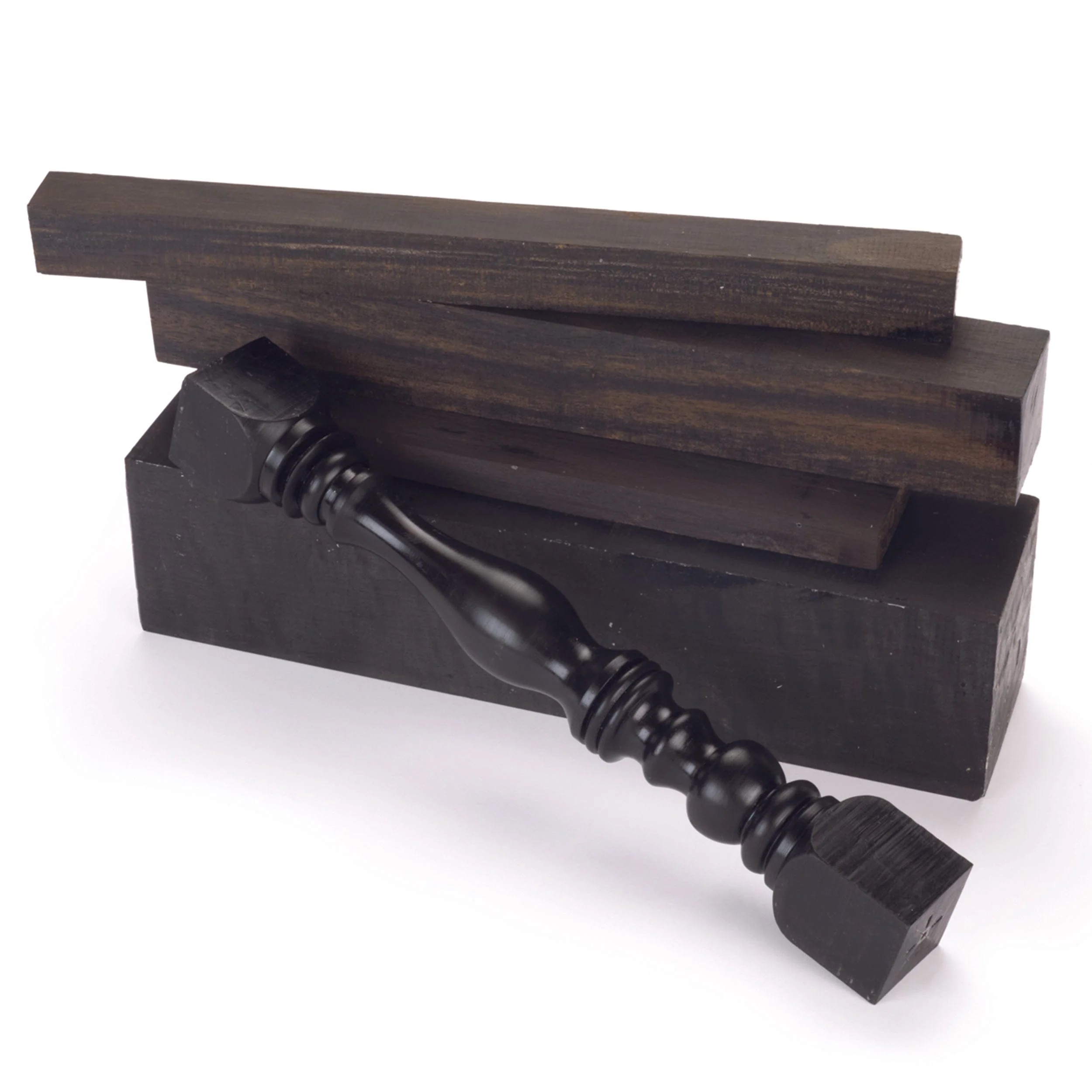 Gaboon Ebony Wood Turning Stock - Image 15