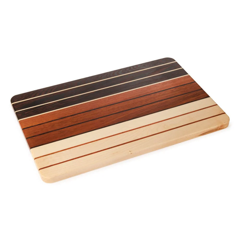 Metropolitan Cutting Board Kit - 3/4" x 10" x 16" - Jatoba, Maple, and Wenge - Image 3