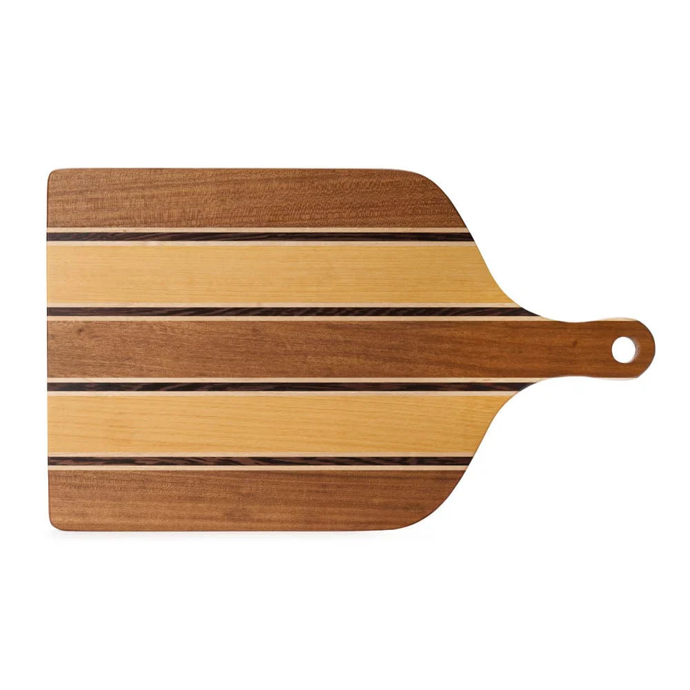 Road Runner Cutting Board Kit - 3/4" x 9-1/2" x 16" - Canalete, Kimboto, Maple, & Wenge - Image 2