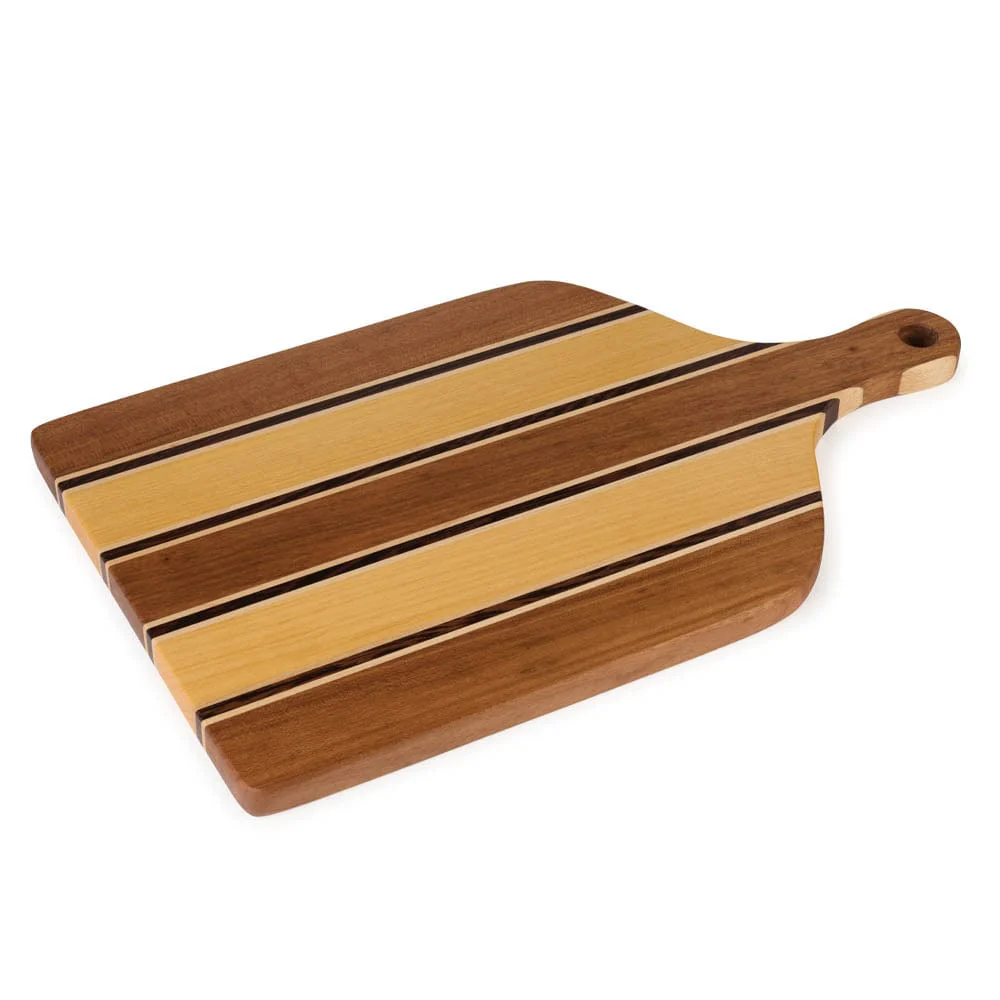 Road Runner Cutting Board Kit - 3/4" x 9-1/2" x 16" - Canalete, Kimboto, Maple, & Wenge - Image 3