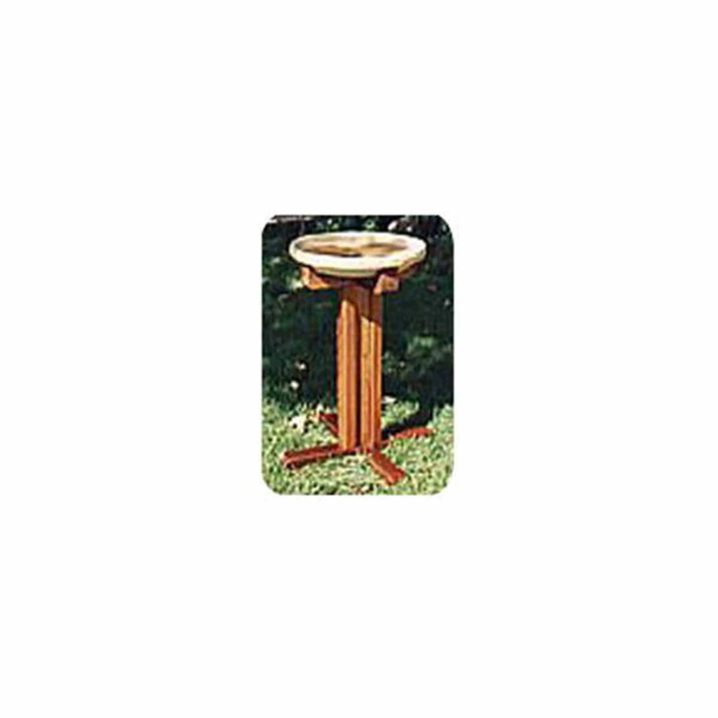 Woodworking Project Paper Plan to Build Bird Bath