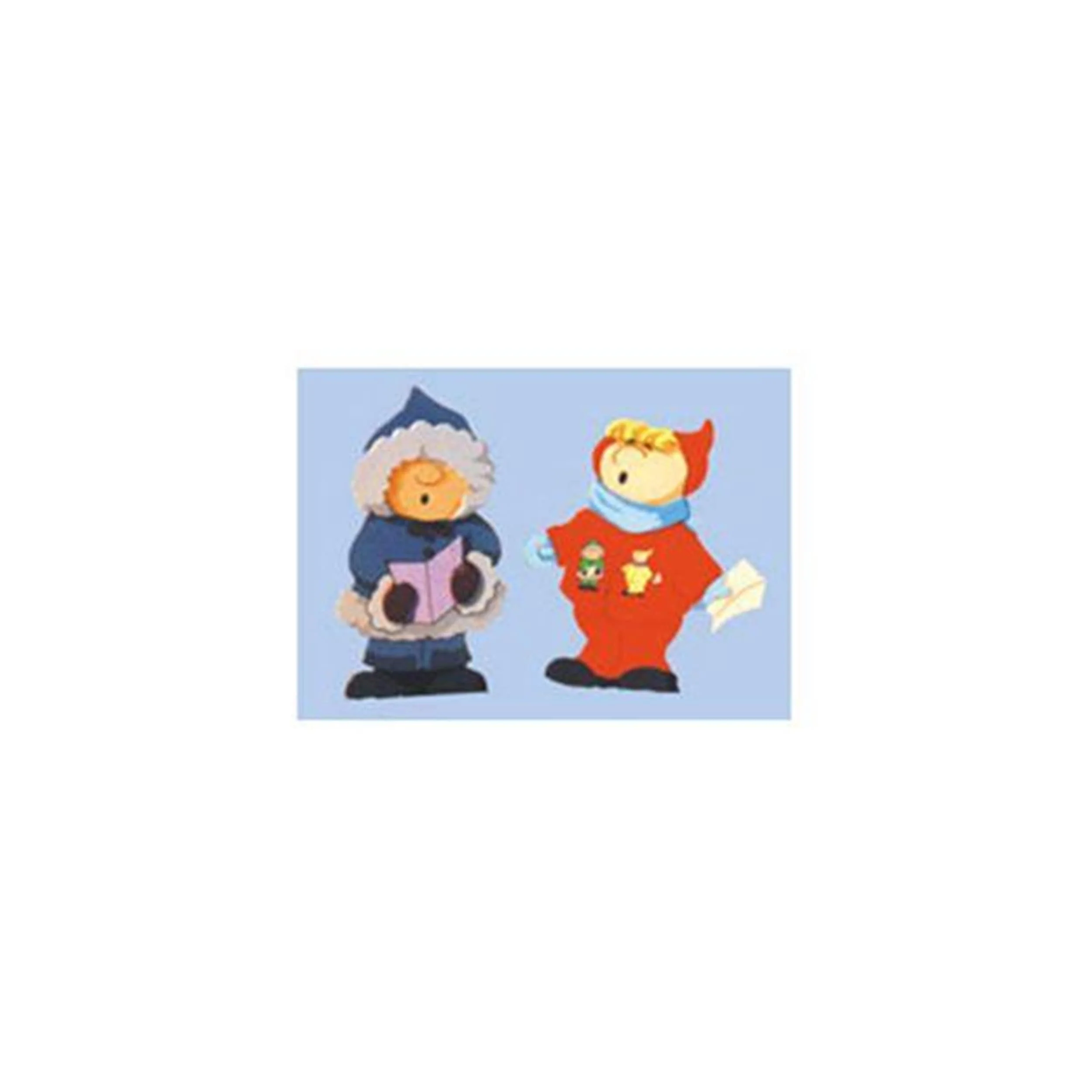 Woodworking Project Paper Plan to Build Boy and Girl Carolers