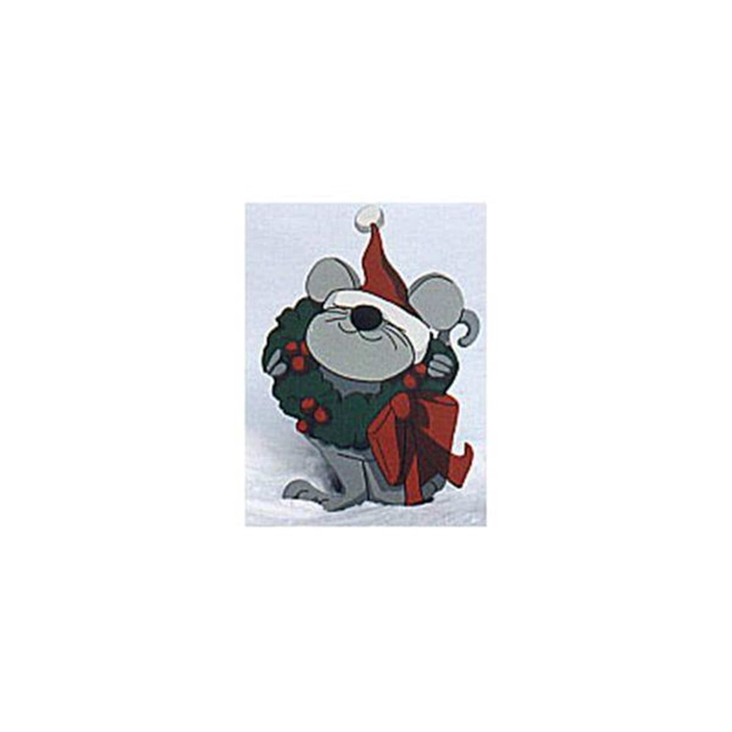 Woodworking Project Paper Plan to Build Christmas Mouse