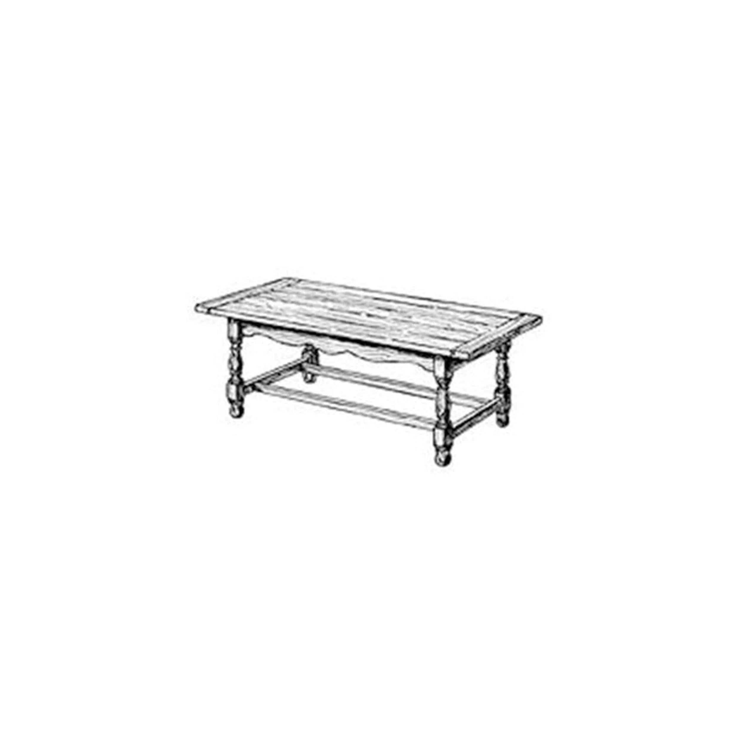 Woodworking Project Paper Plan to Build Cocktail Table