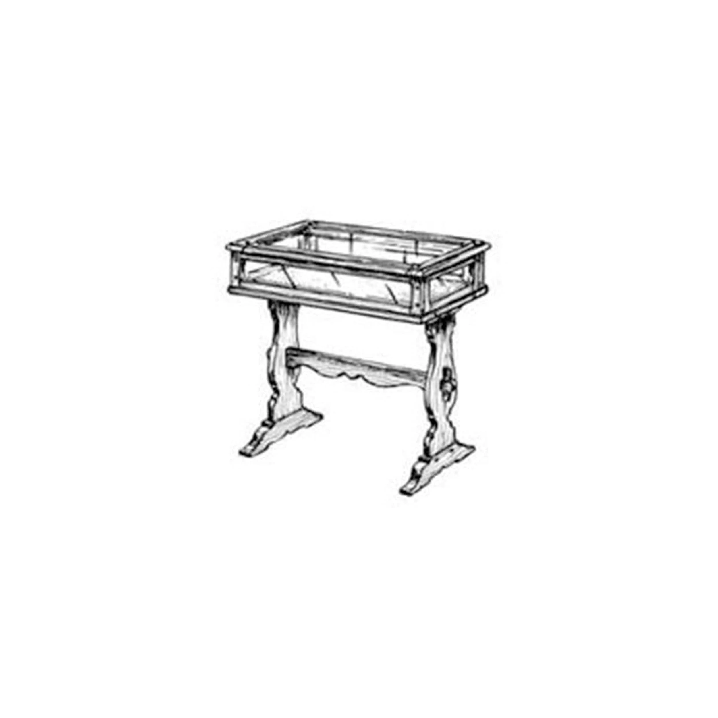 Woodworking Project Paper Plan to Build Collector's Display Table