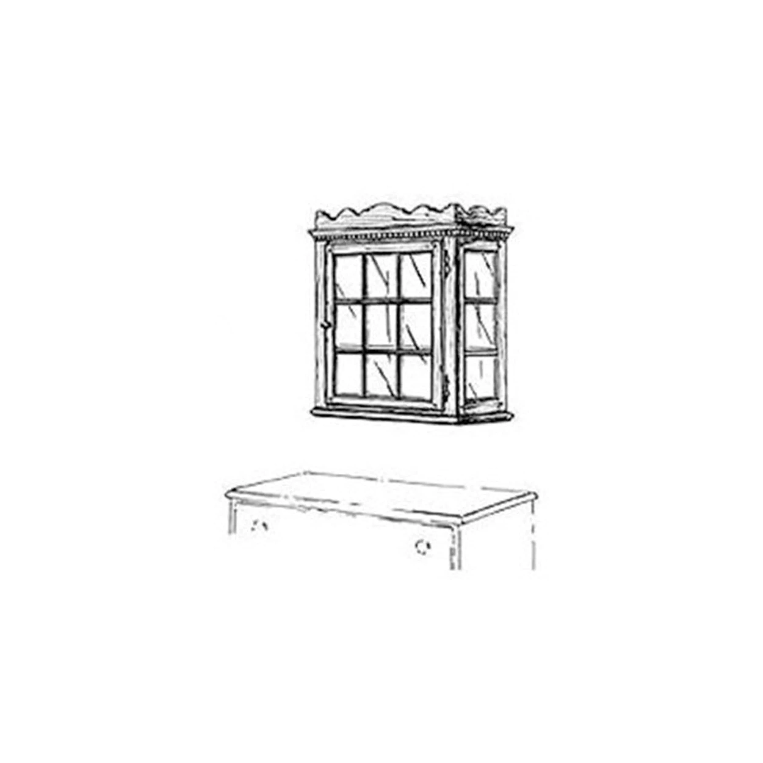 Woodworking Project Paper Plan to Build Hanging Curio Cabinet