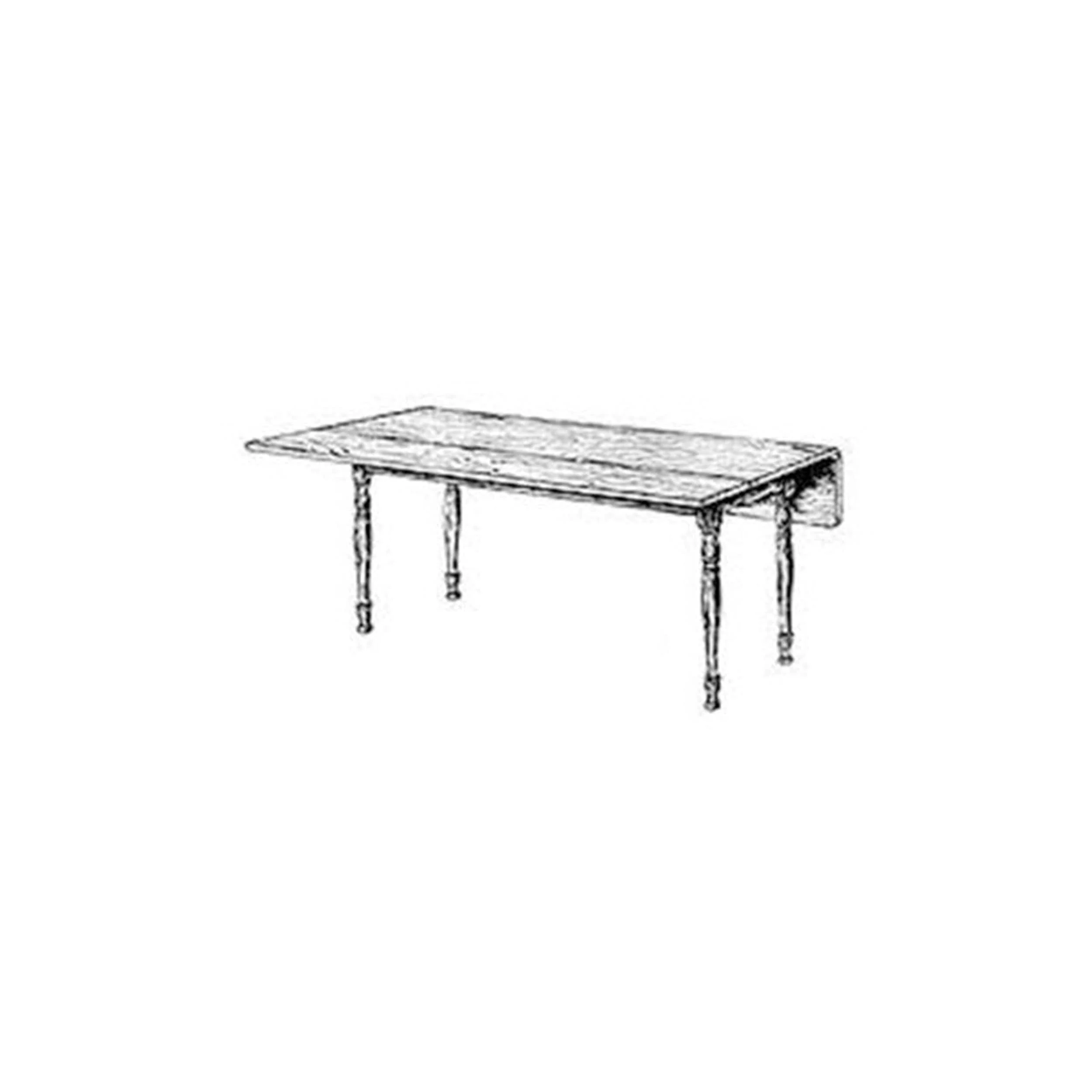Woodworking Project Paper Plan to Build Harvest Table, 72