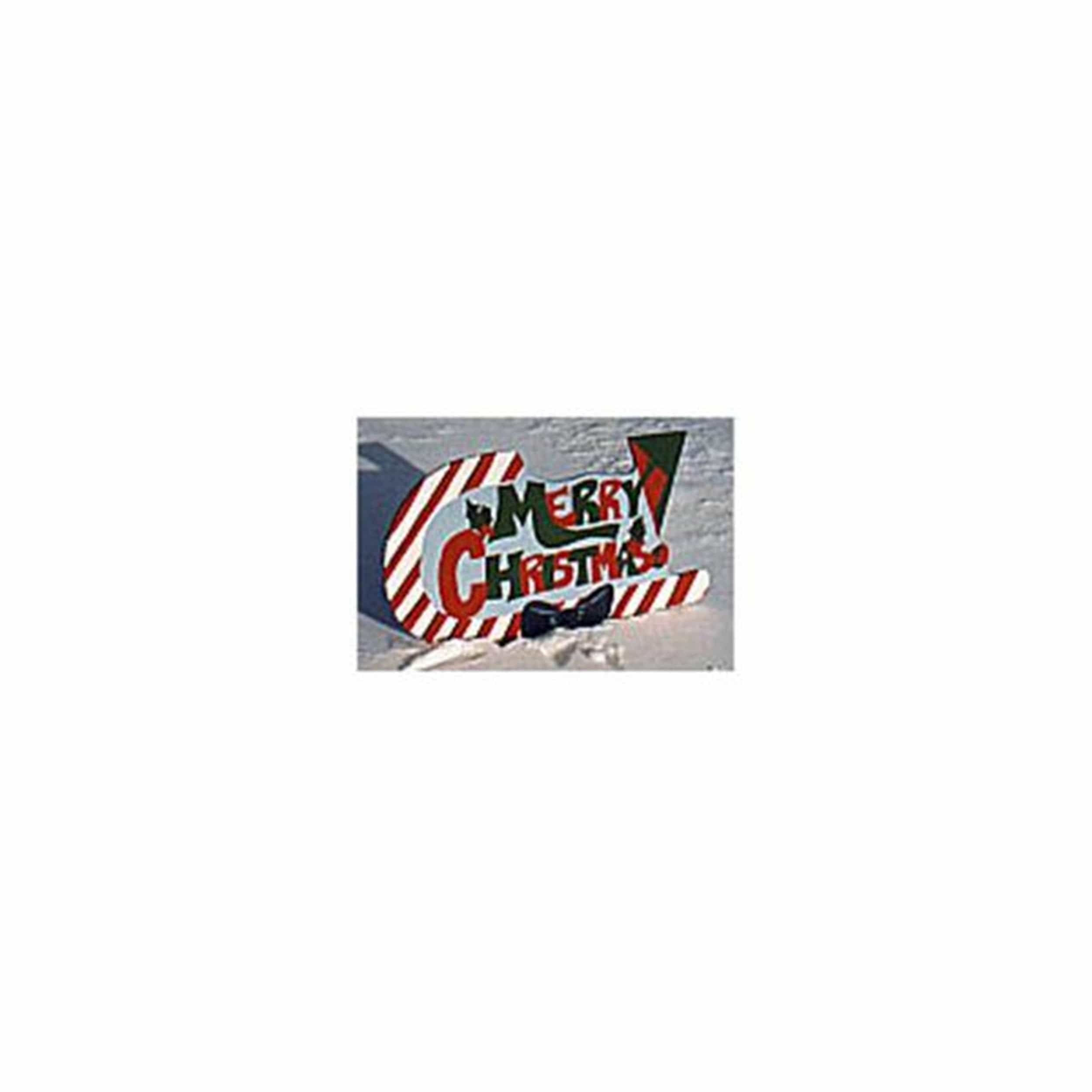 Woodworking Project Paper Plan to Build Merry Christmas