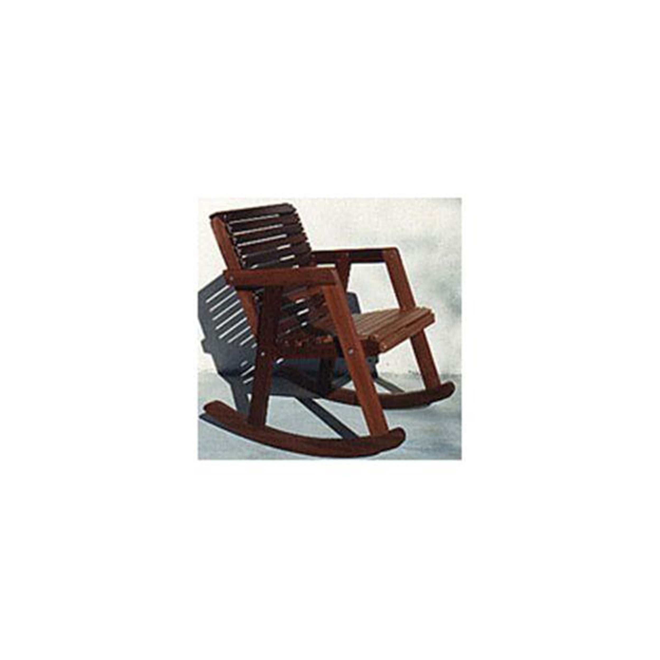 Woodworking Project Paper Plan to Build Modern Porch Rocker