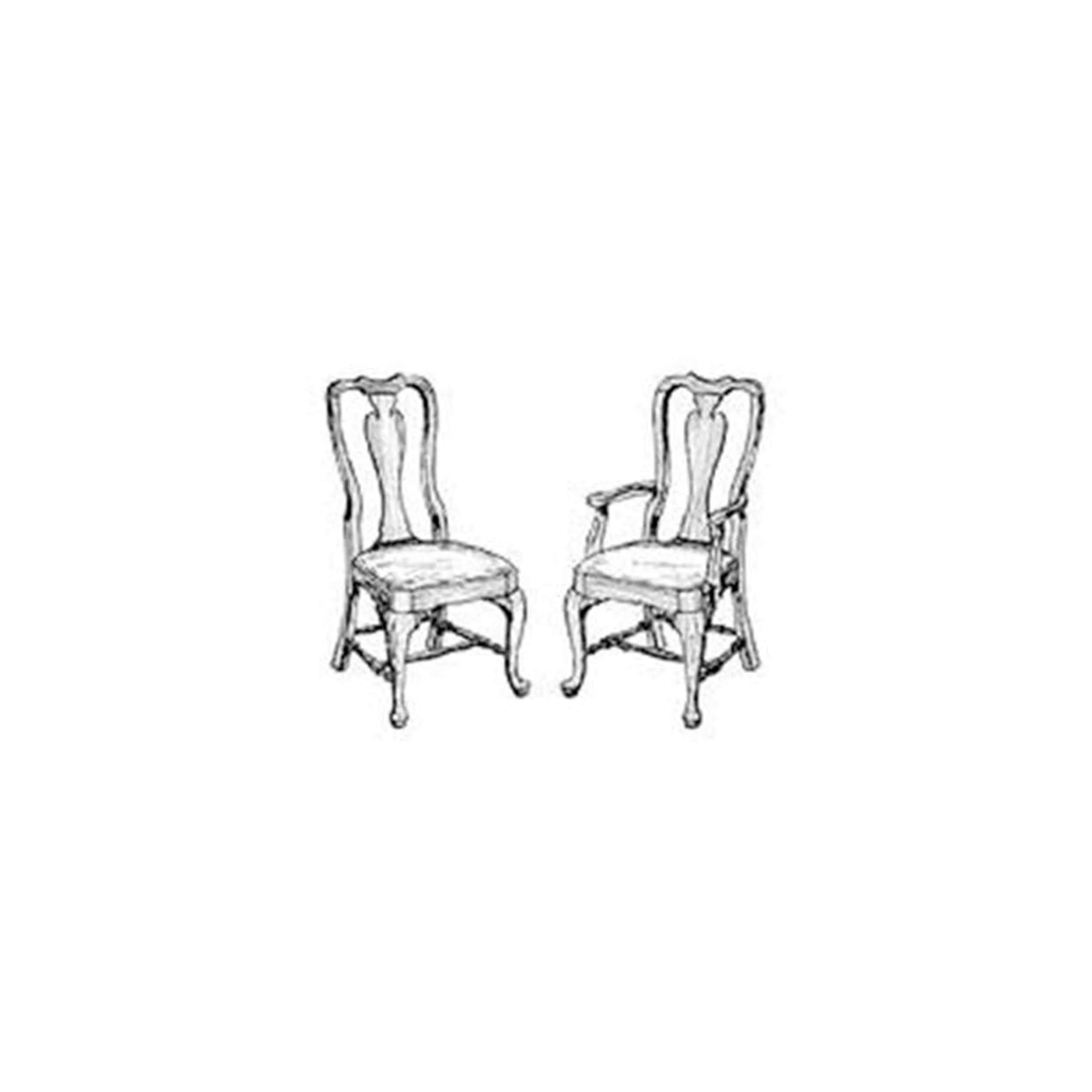 Woodworking Project Paper Plan to Build Queen Anne Chair