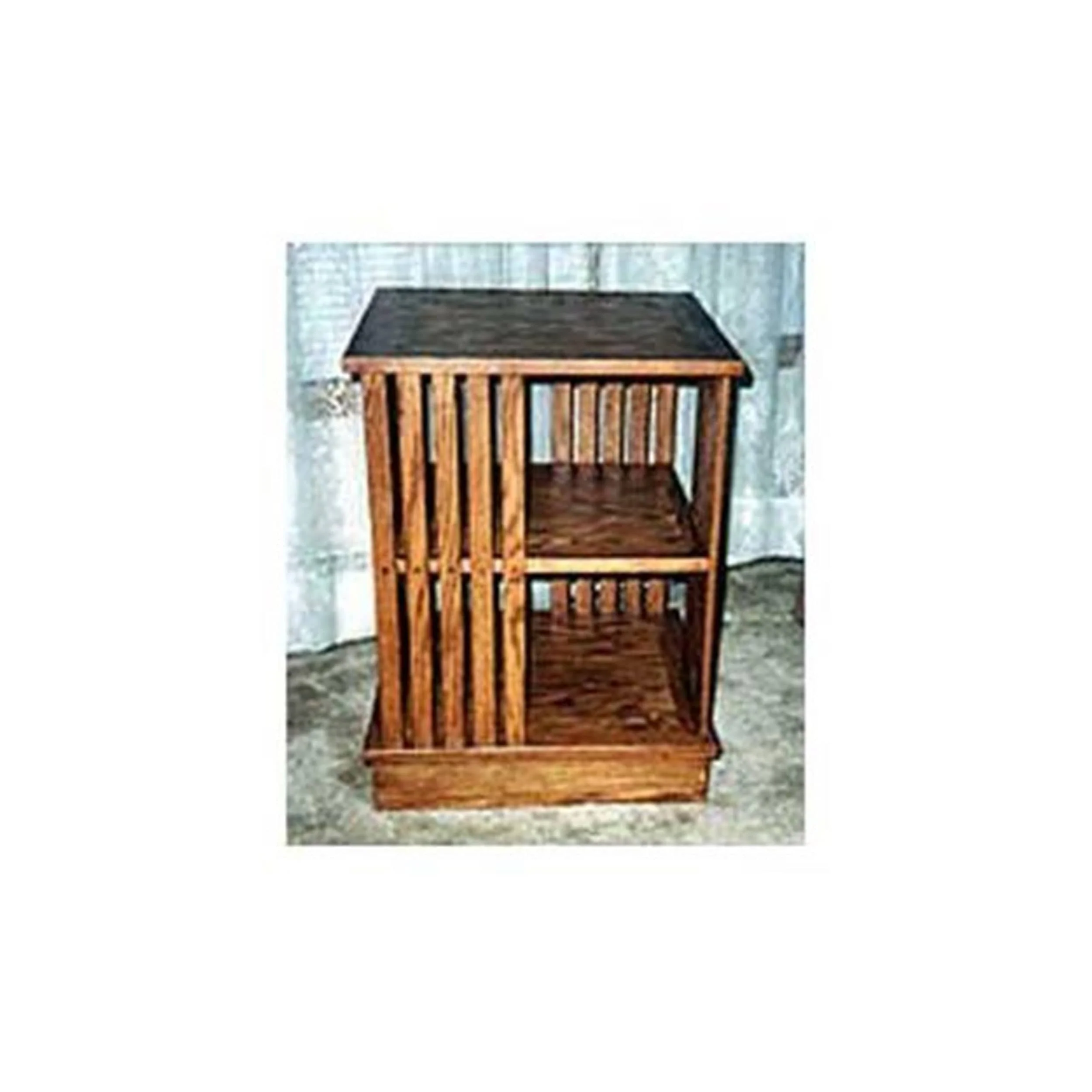 Woodworking Project Paper Plan to Build Revolving Bookcase