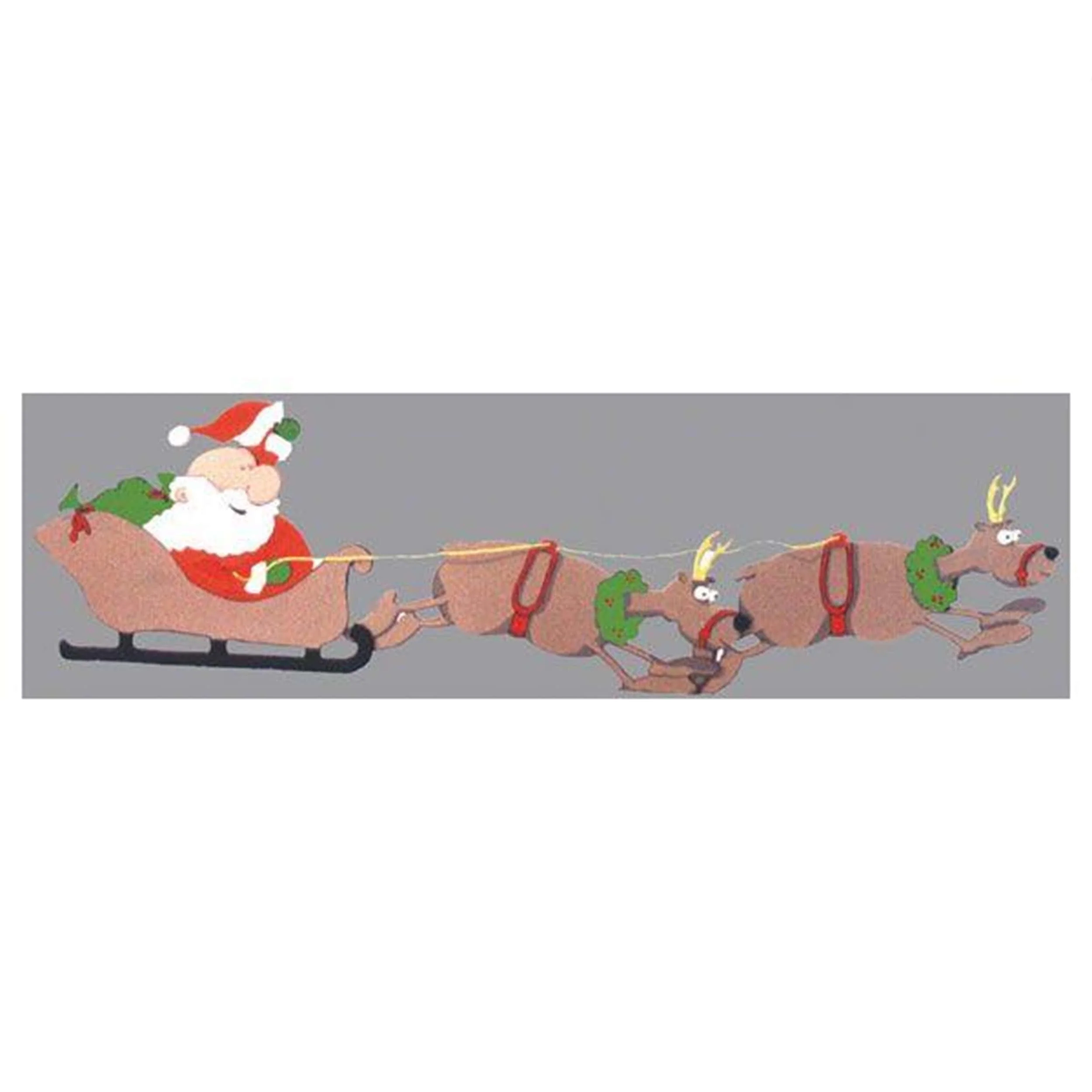 Woodworking Project Paper Plan to Build Santa and Reindeer