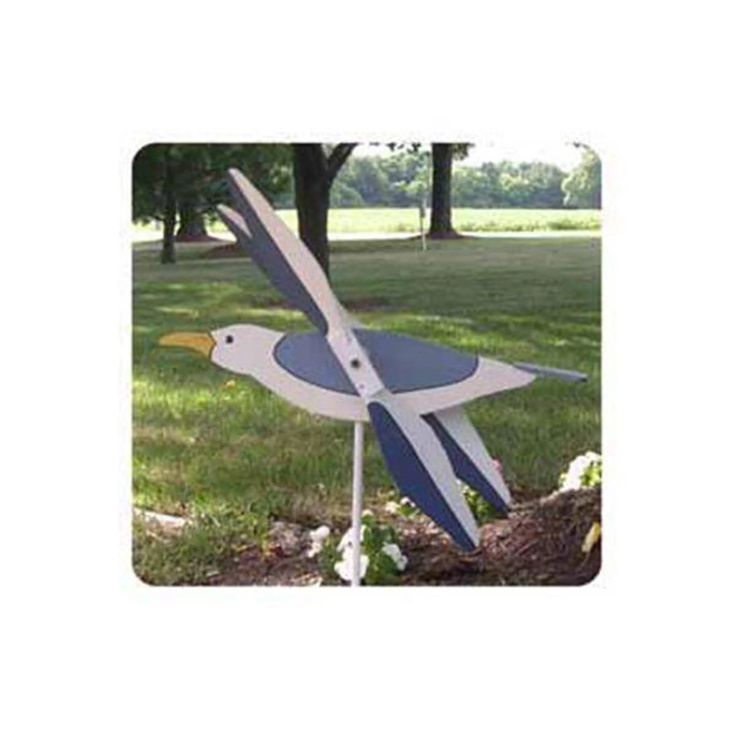 Woodworking Project Paper Plan to Build Seagull Whirligig