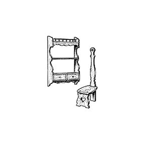 Woodworking Project Paper Plan to Build Shaker Stool, Hanging Hutch