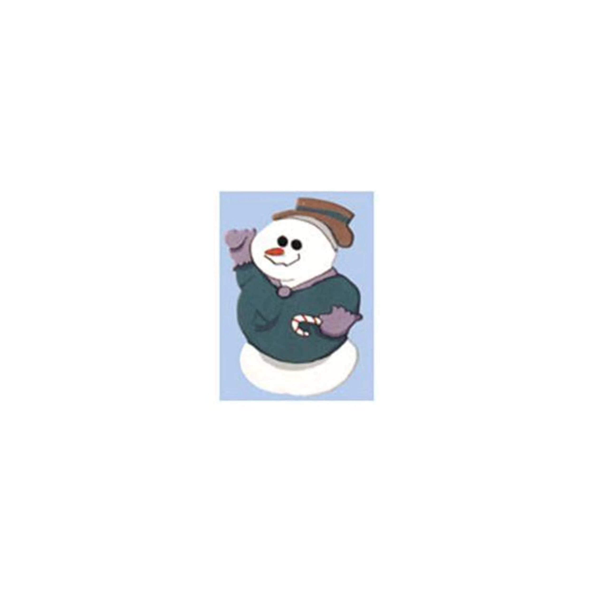 Woodworking Project Paper Plan to Build Snowman