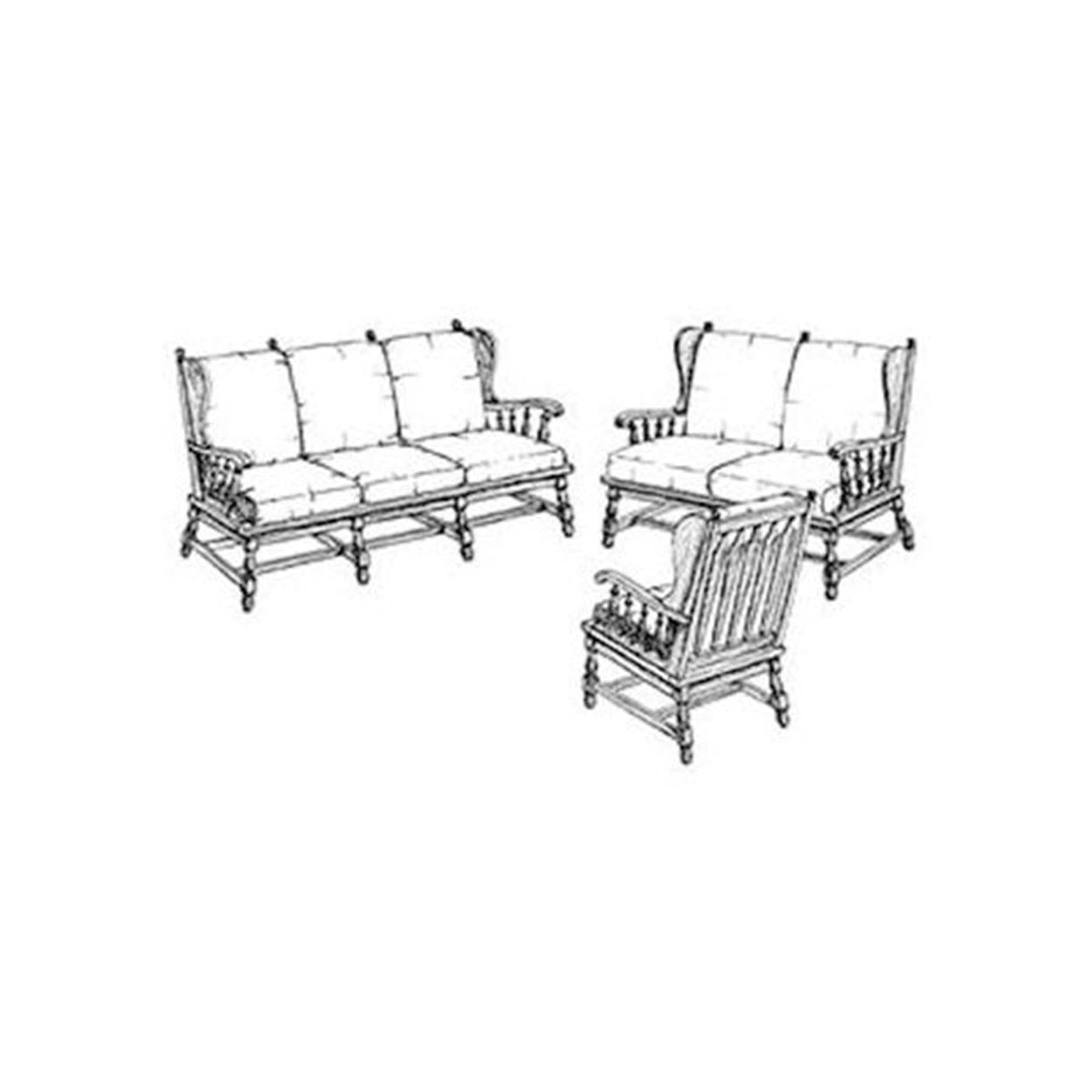 Woodworking Project Paper Plan to Build Sofa, Chair and Loveseat
