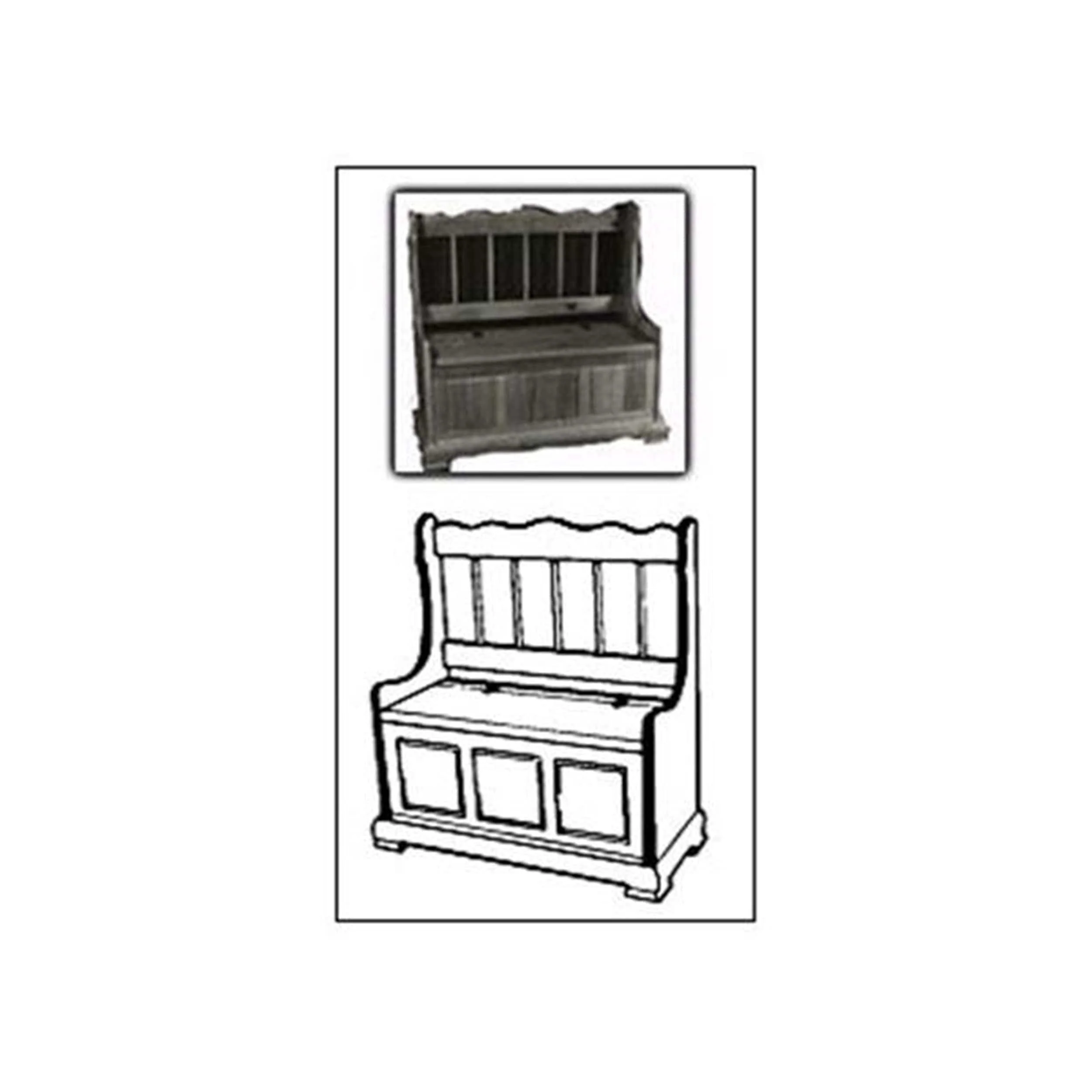 Woodworking Project Paper Plan to Build Storage Bench