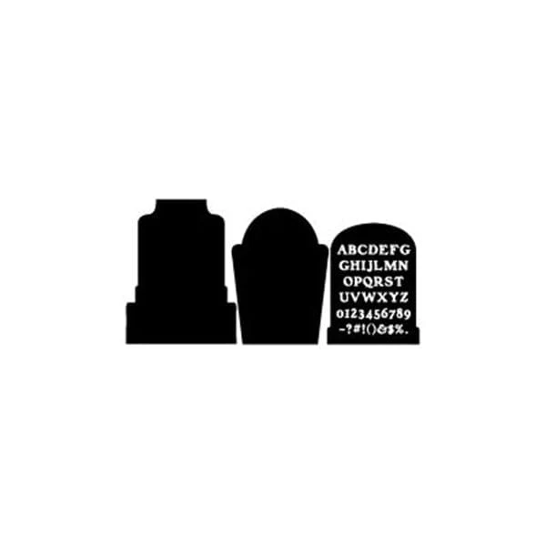 Woodworking Project Paper Plan to Build Tombstones and Letter Shadow