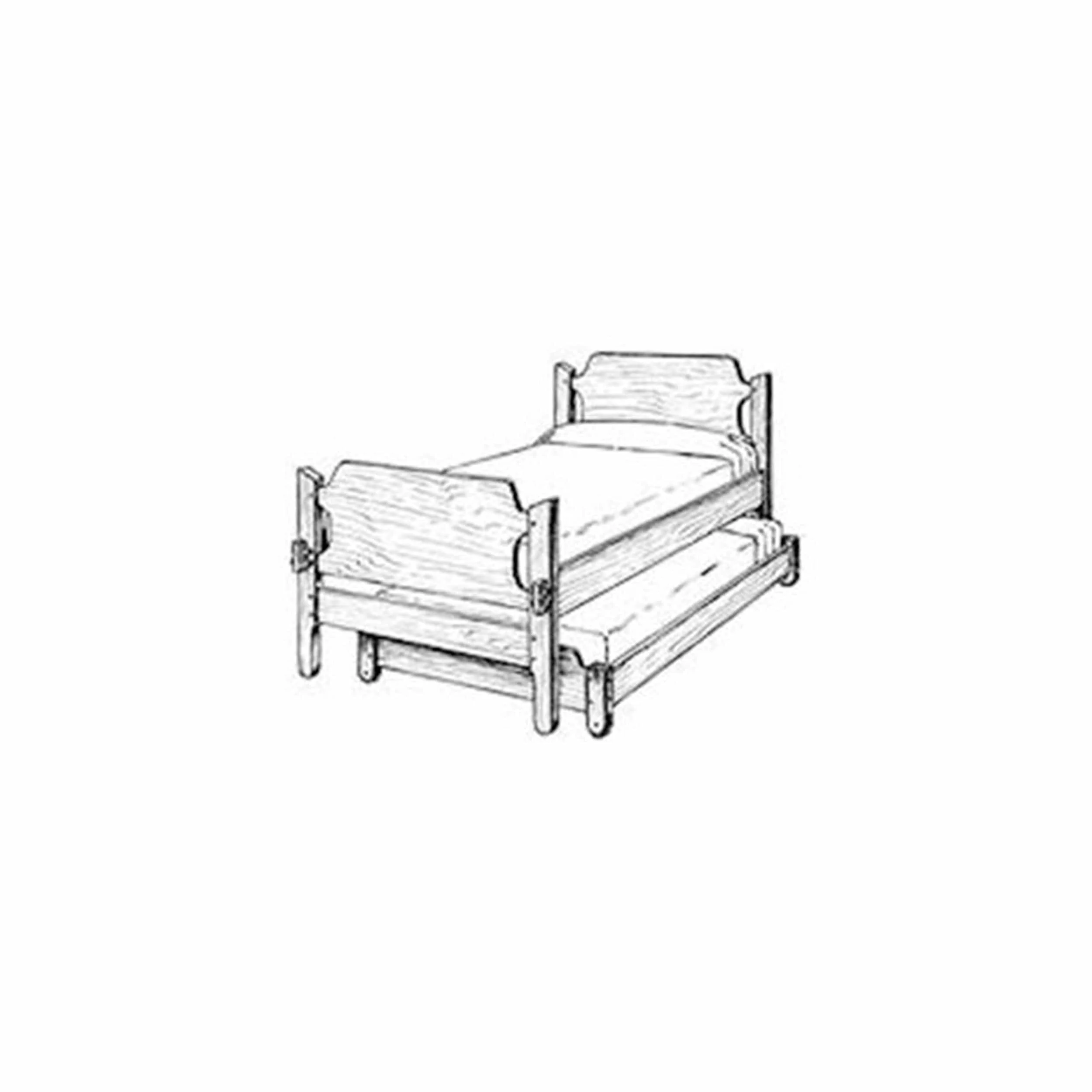 Woodworking Project Paper Plan to Build Trundle Bed