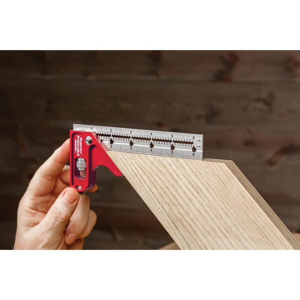 Mini in-DEXABLE Combo Square with Rack-It - 6" - Image 3