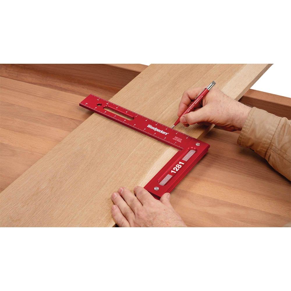 Precision Woodworking Square with Rack-It - 12" x 8" - Image 6