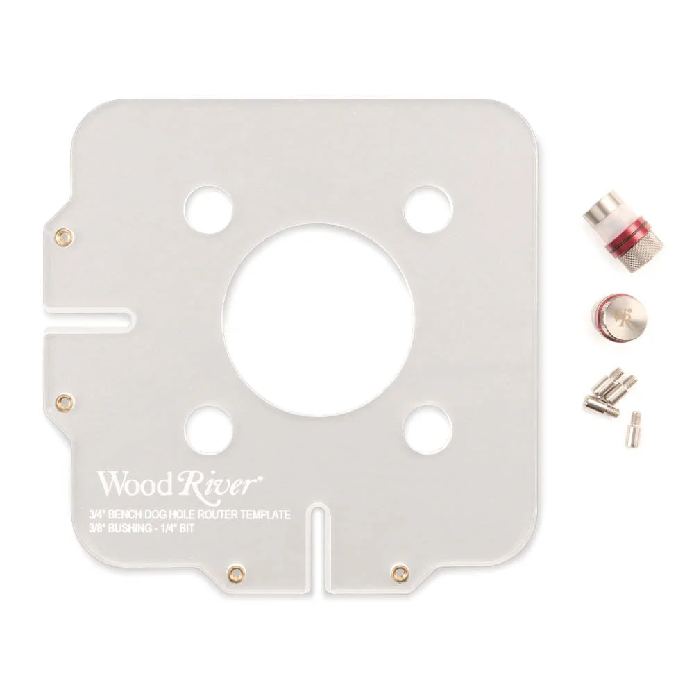 3/4" Bench Dog Hole Router Template