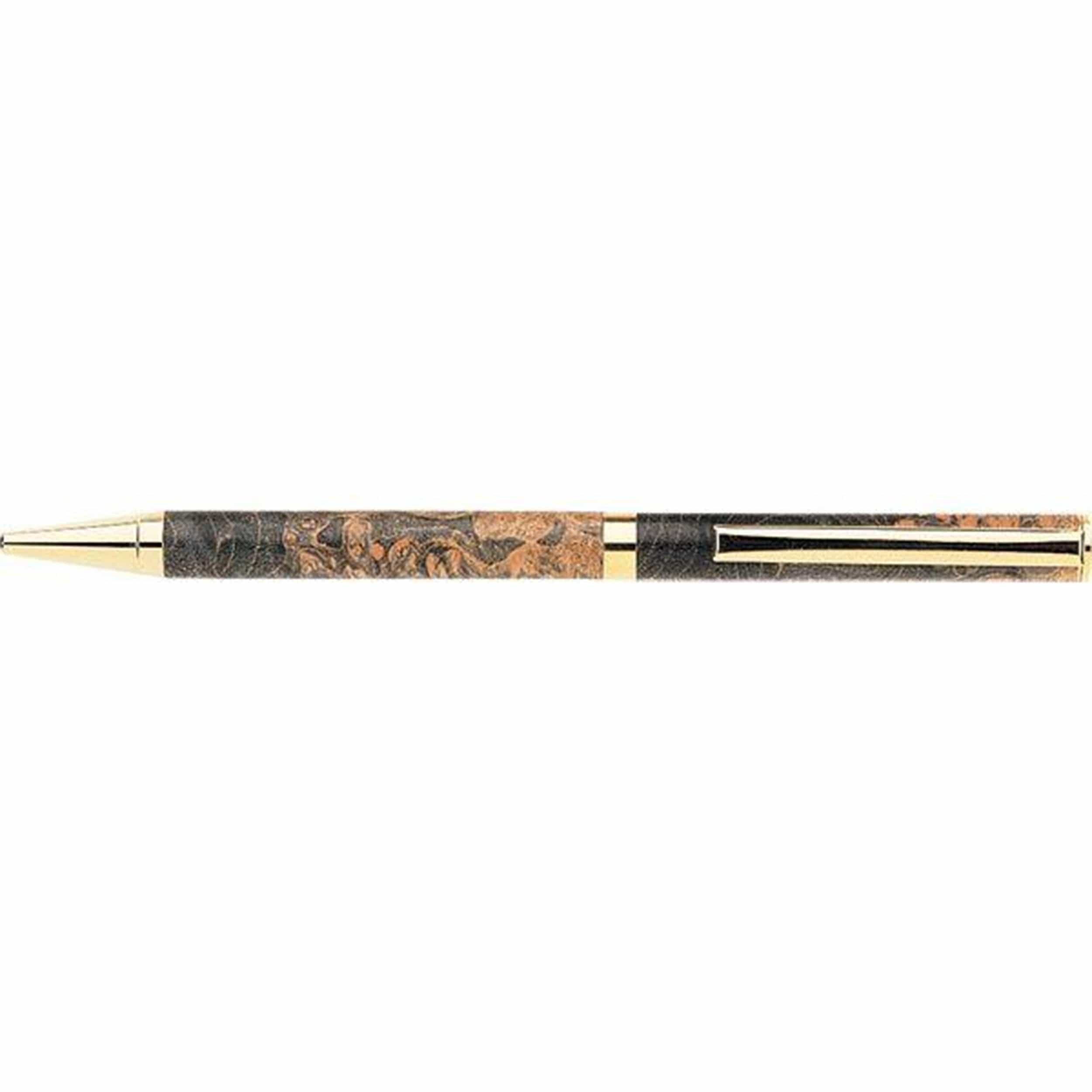 7 mm Slim Style Solid Clip Ballpoint Pen Kit - Image 2