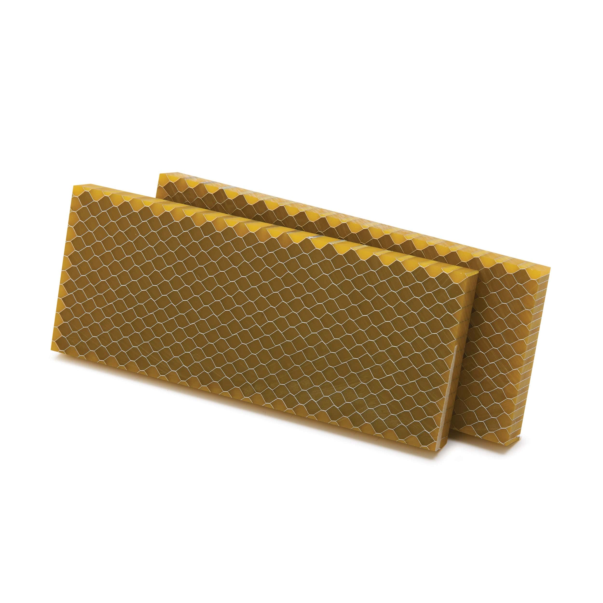 Acrylic Honeycomb Knife Scales - 3/8" x 2" x 5" - Pair - Image 4