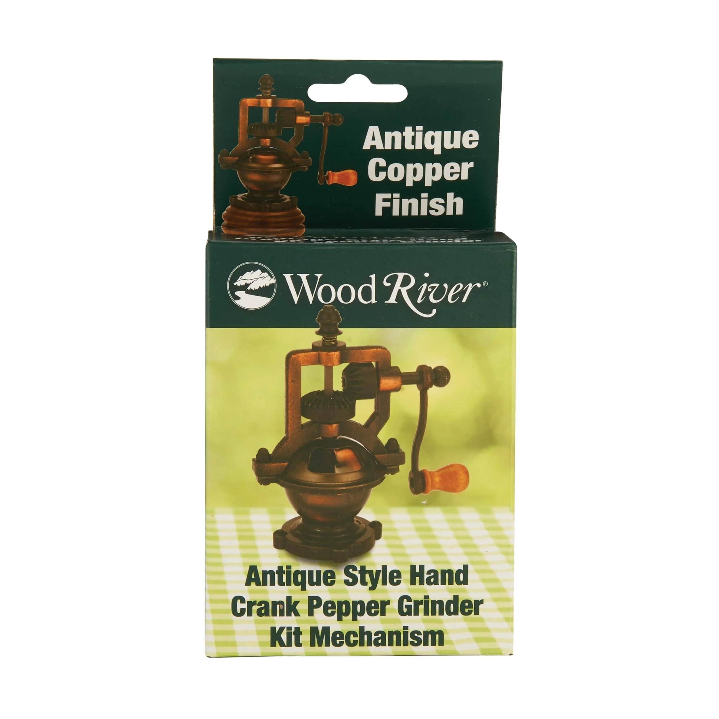 Antique Style Hand Crank Pepper Grinder Kit Mechanism - Image 5