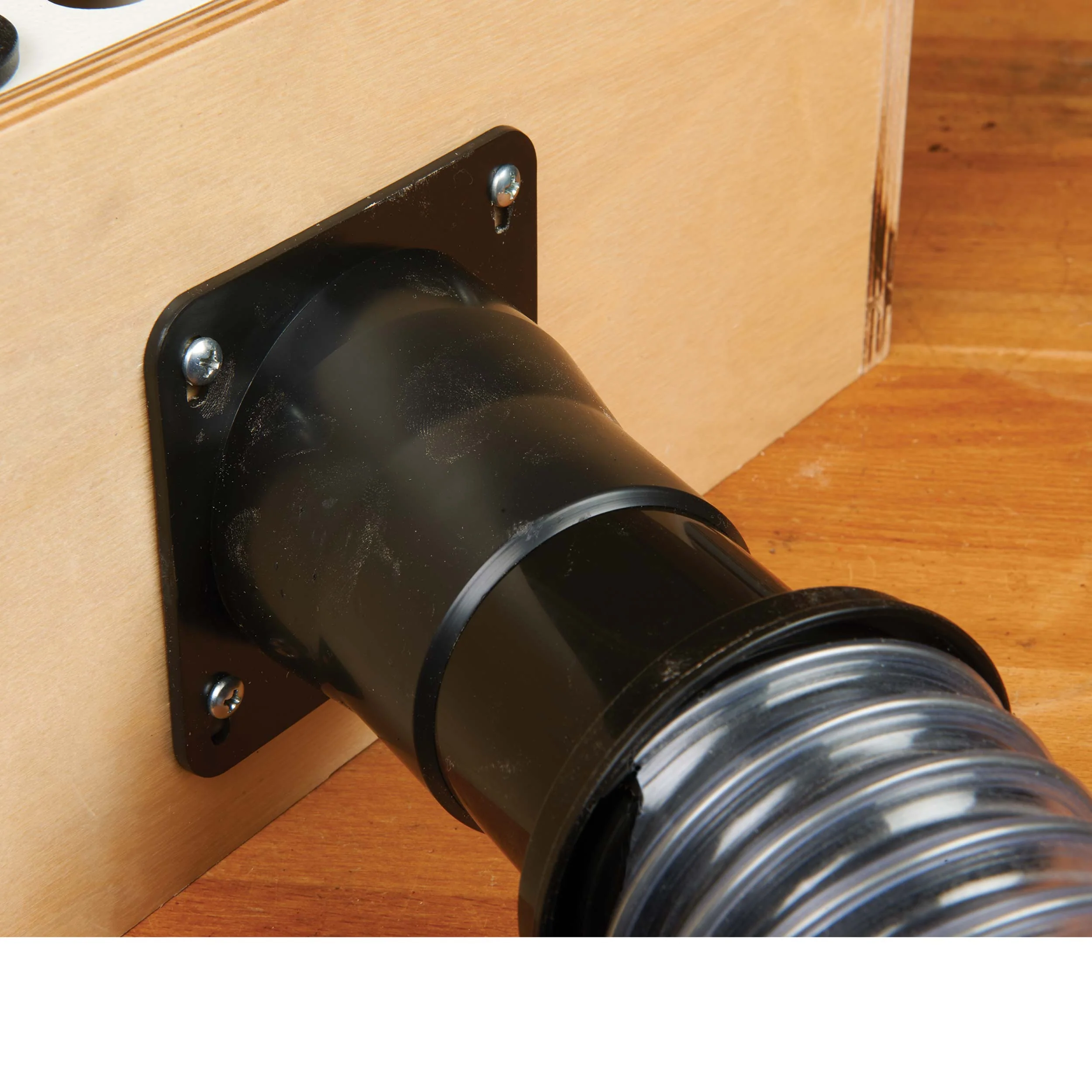 ABS Router Fence Fitting for Dust Extraction System - 2-1/2" - Image 2