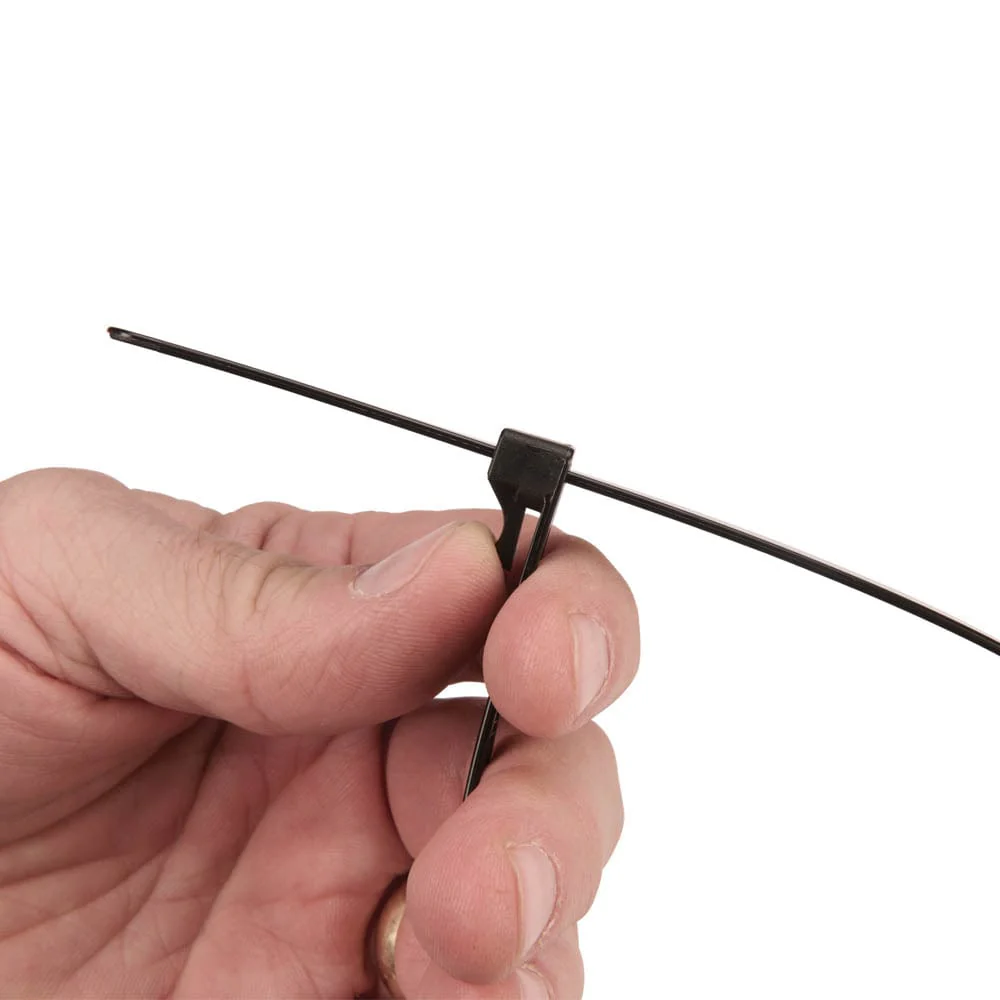 EZ Release Reusable Cable Ties - 19-11/16" - 75 lb Tensile Strength - 10 Pack - Image 3
