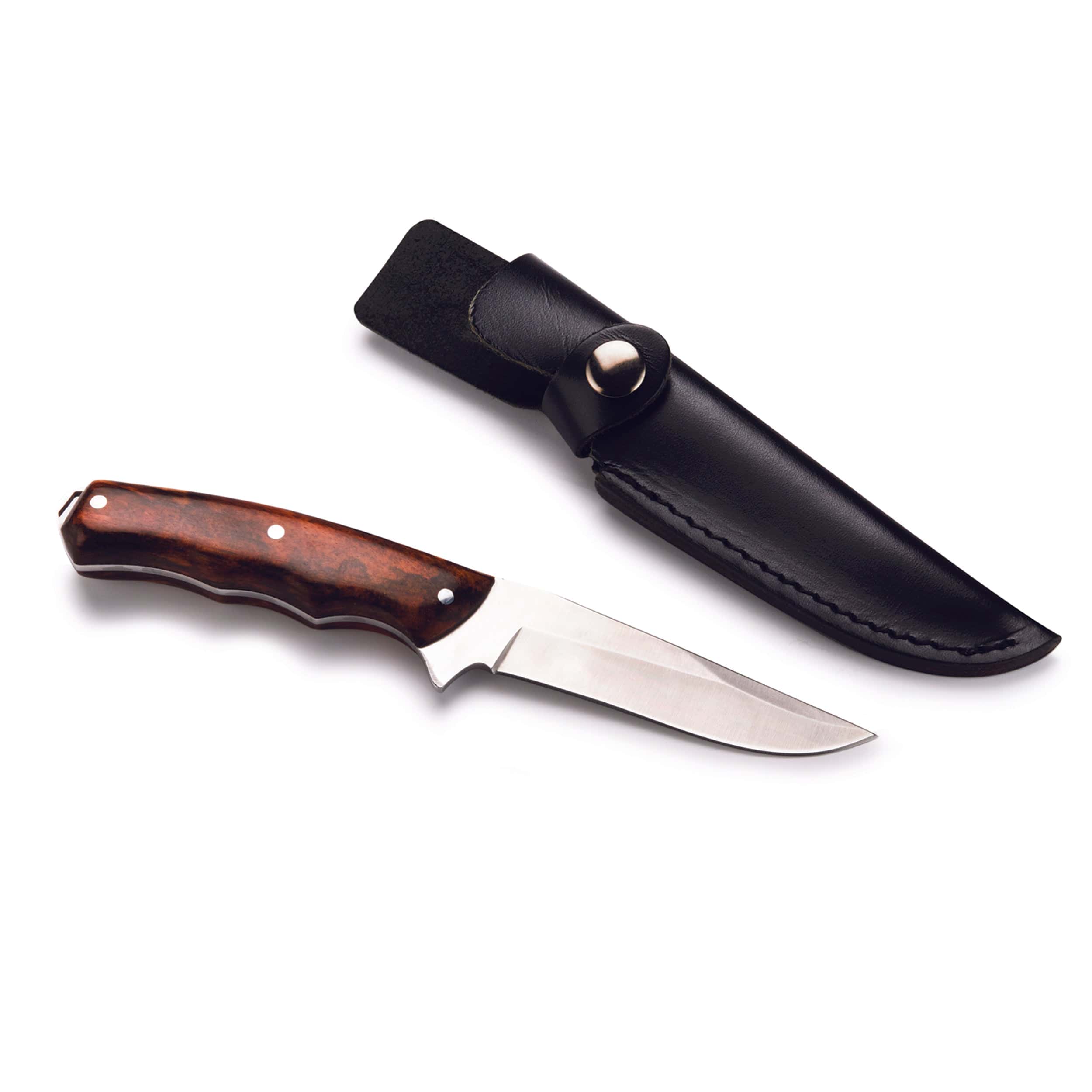 Fixed Blade Drop Point Skinner Knife for Hunting and Fishing - 8" - Unfinished Kit - Image 2