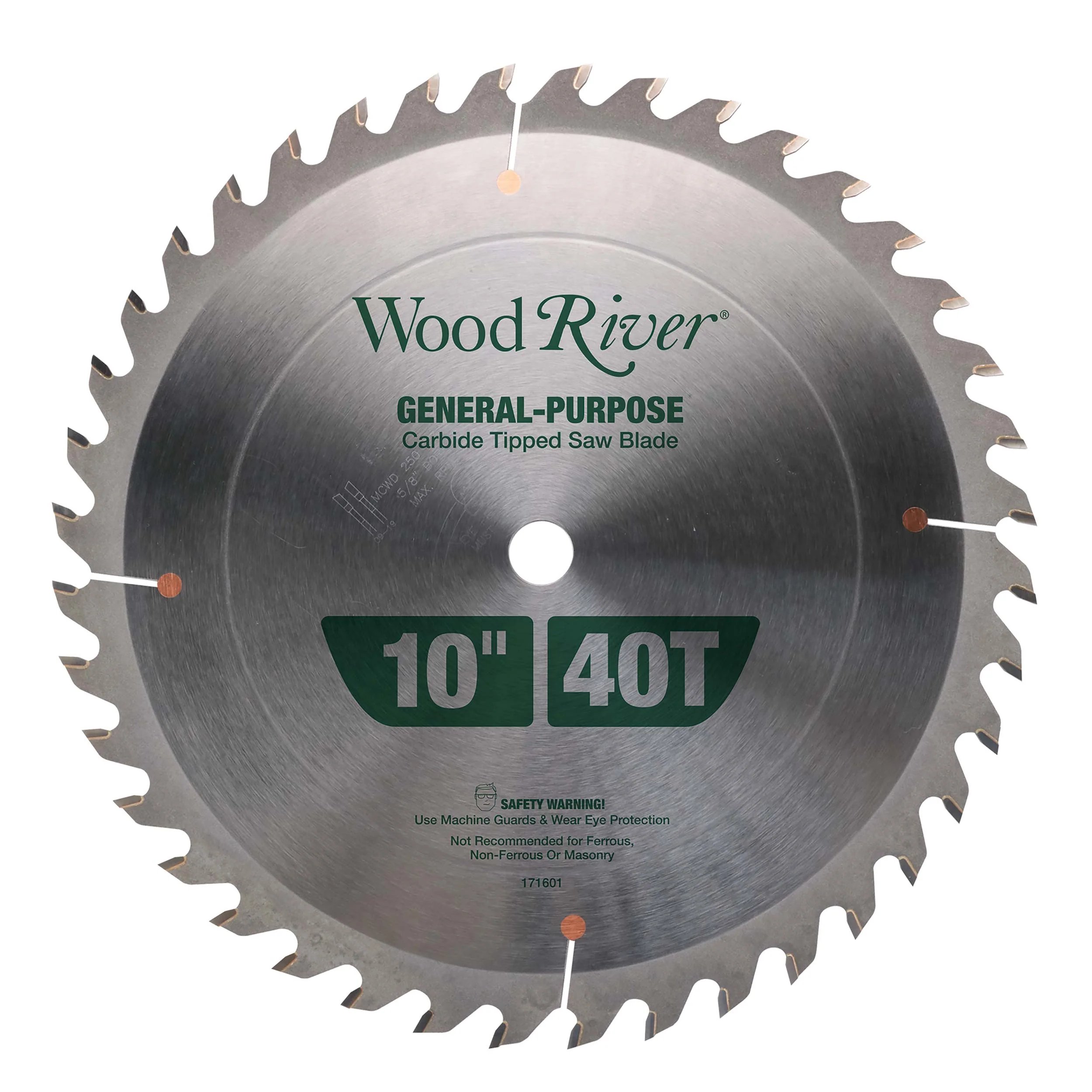 General Purpose Thin Kerf Saw Blade - 10" x 5/8" Bore x 40T - ATB