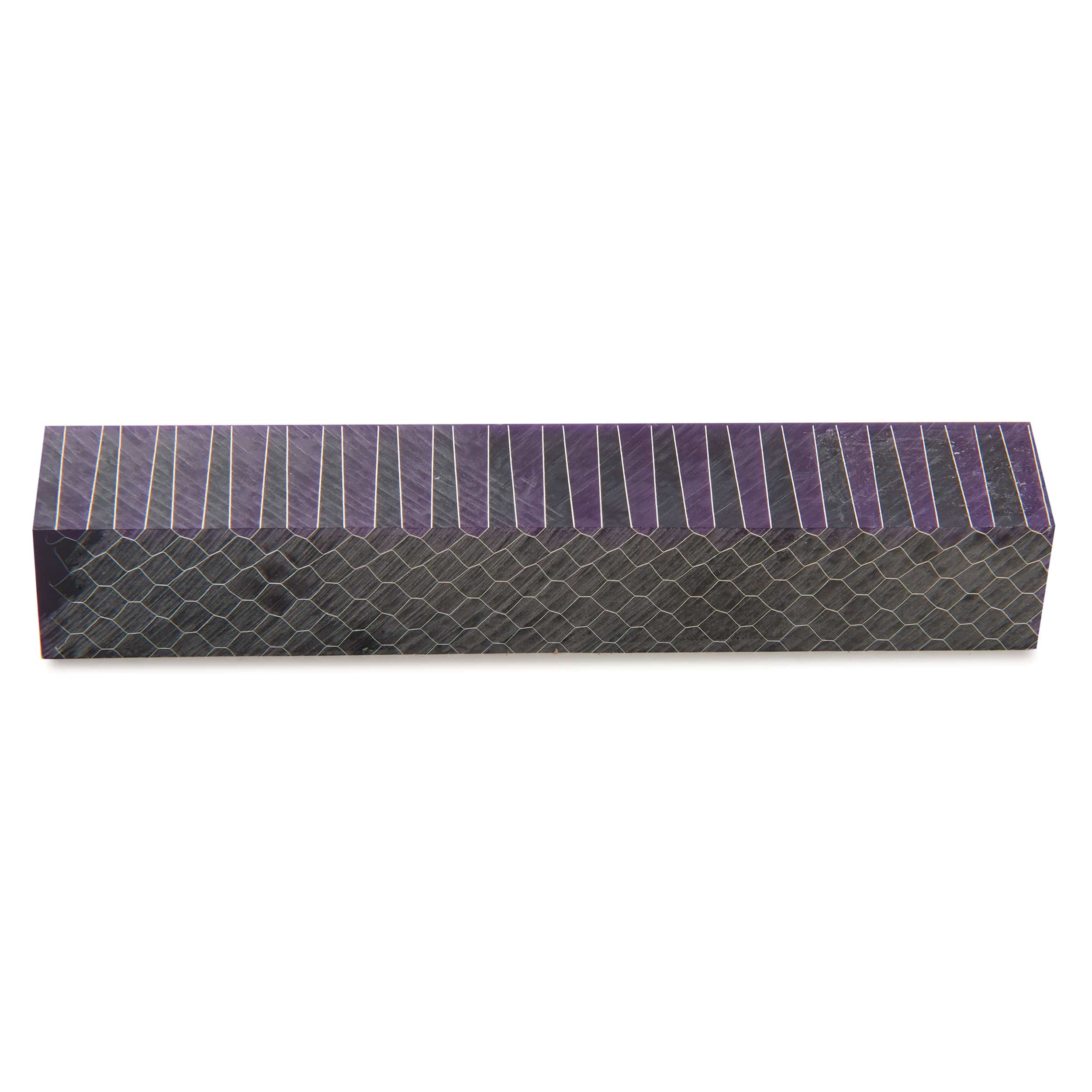 Honeycomb Acrylic Pen Blank - 3/4" x 3/4" x 5" - Image 12