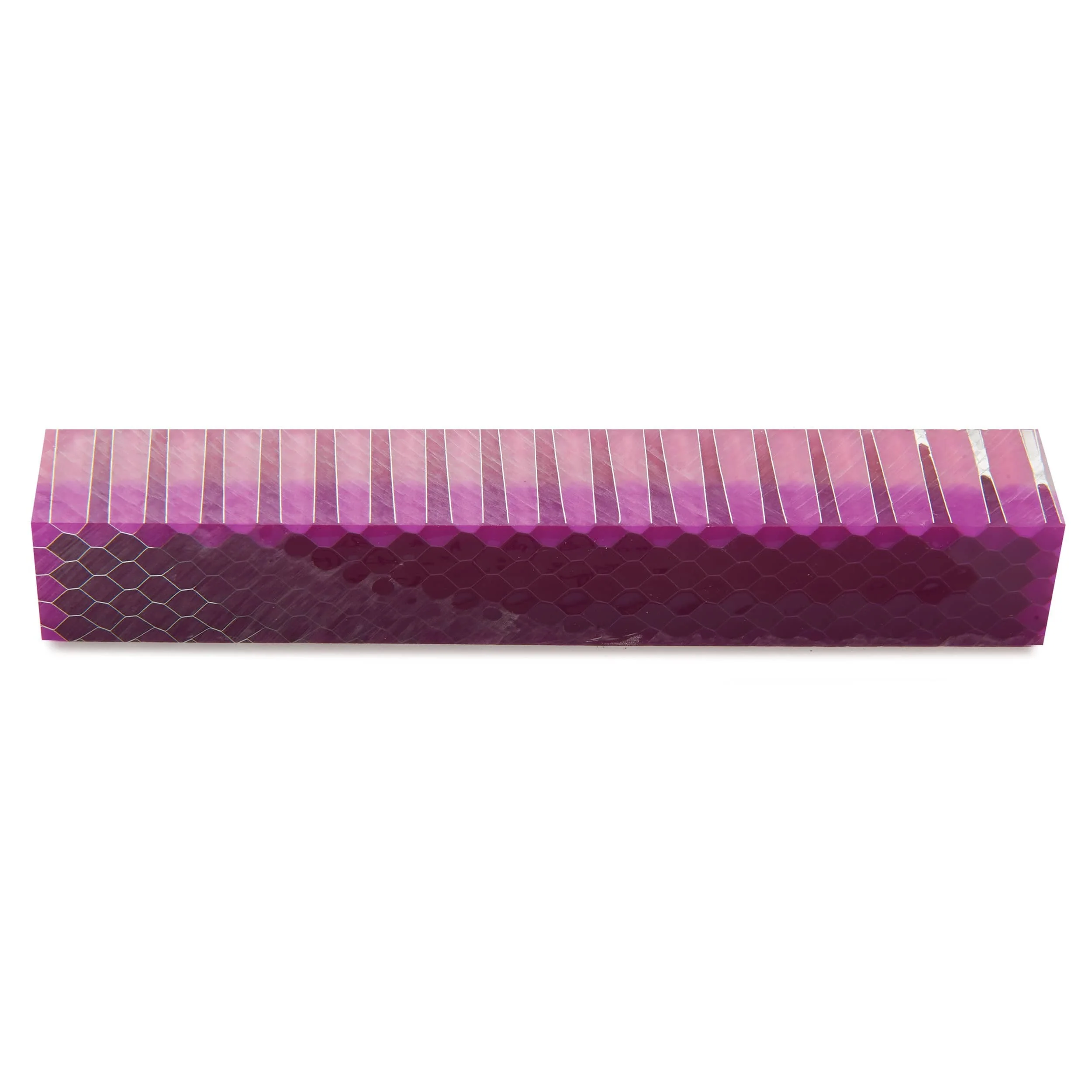 Honeycomb Acrylic Pen Blank - 3/4" x 3/4" x 5" - Image 14